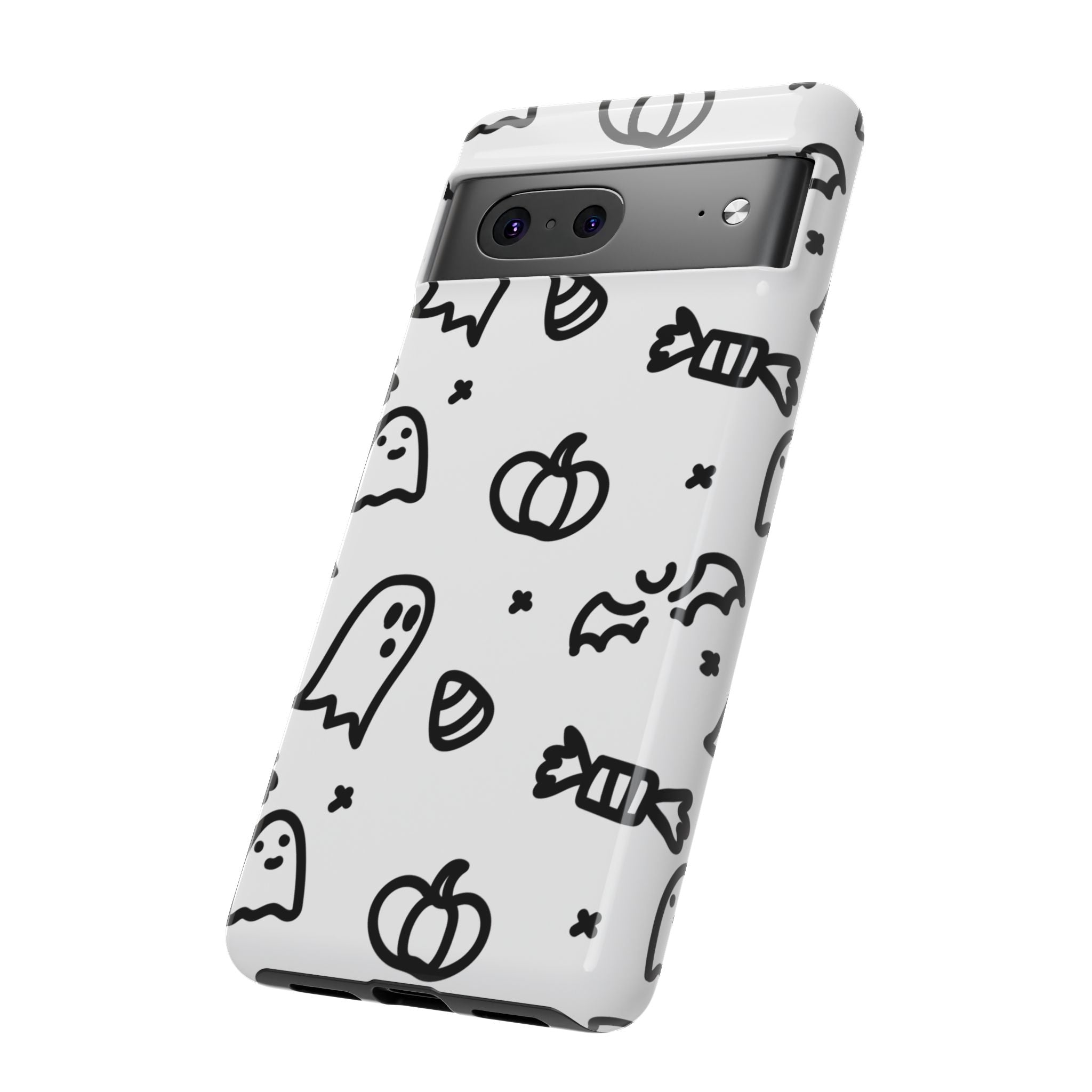 Halloween Themed Phone Case, Spooky Ghosts and Pumpkins, Fall Decor, Costume Party, Trick or Treat