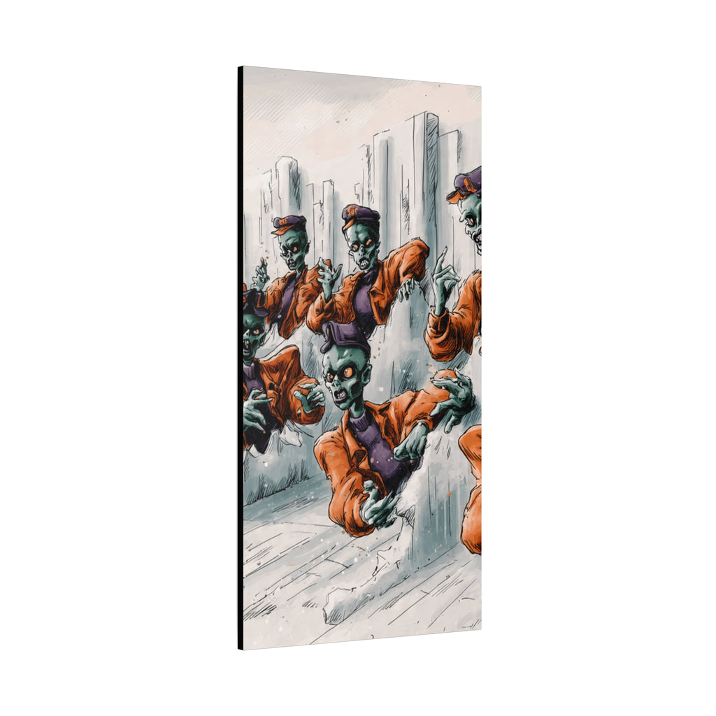 Zombie Chorus Matte Canvas Wall Art