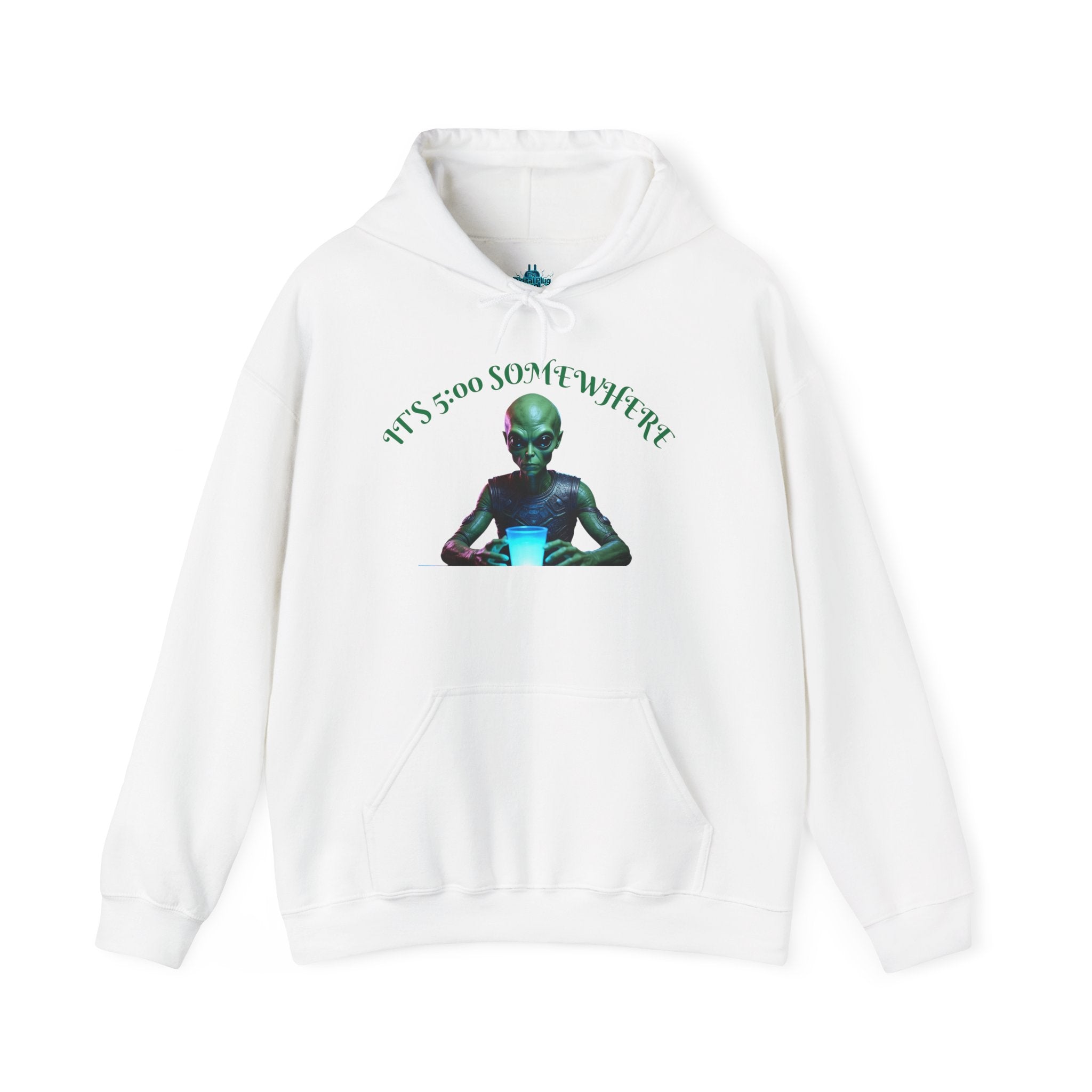 VYBZ Aliens and Monsters Unisex Hooded Sweatshirt - Funny Quote Design
