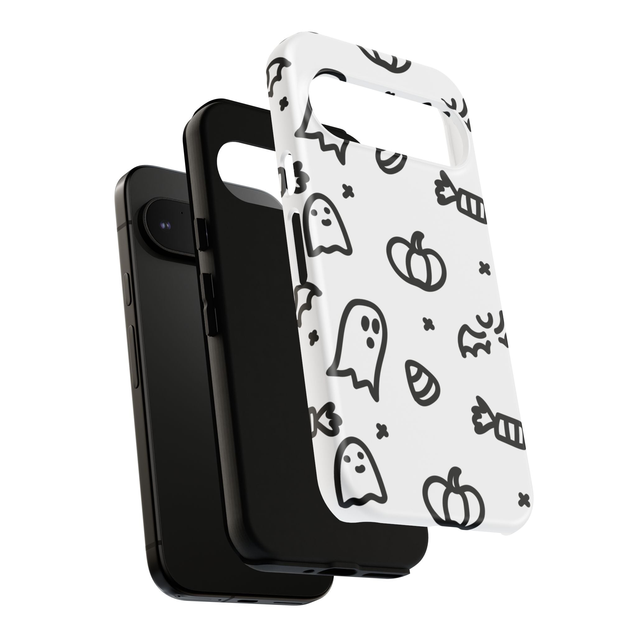 Halloween Themed Phone Case, Spooky Ghosts and Pumpkins, Fall Decor, Costume Party, Trick or Treat