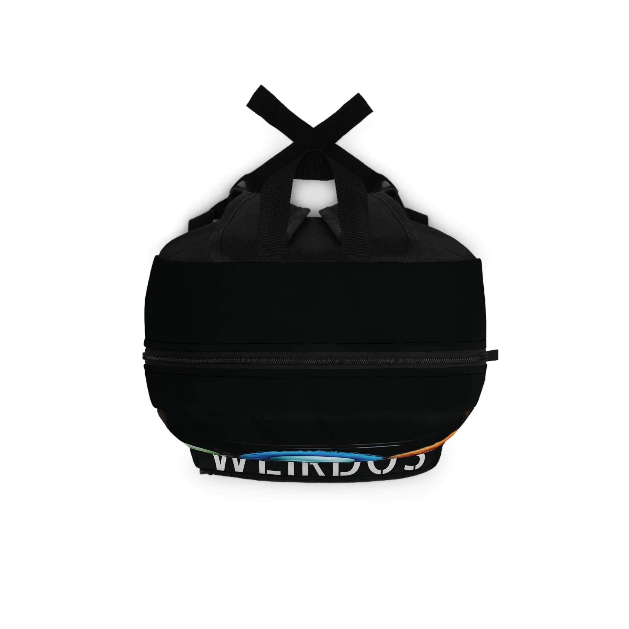 VYBZ "Weirdo Alien" Backpack, Quirky School Bag, Trendy Travel Pack, Unique Gift for Kids and Teens, Stylish Accessory for UFO Lovers