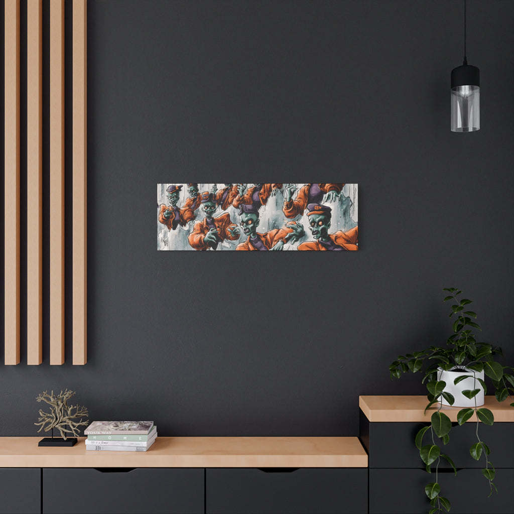 Zombie Chorus Matte Canvas Wall Art