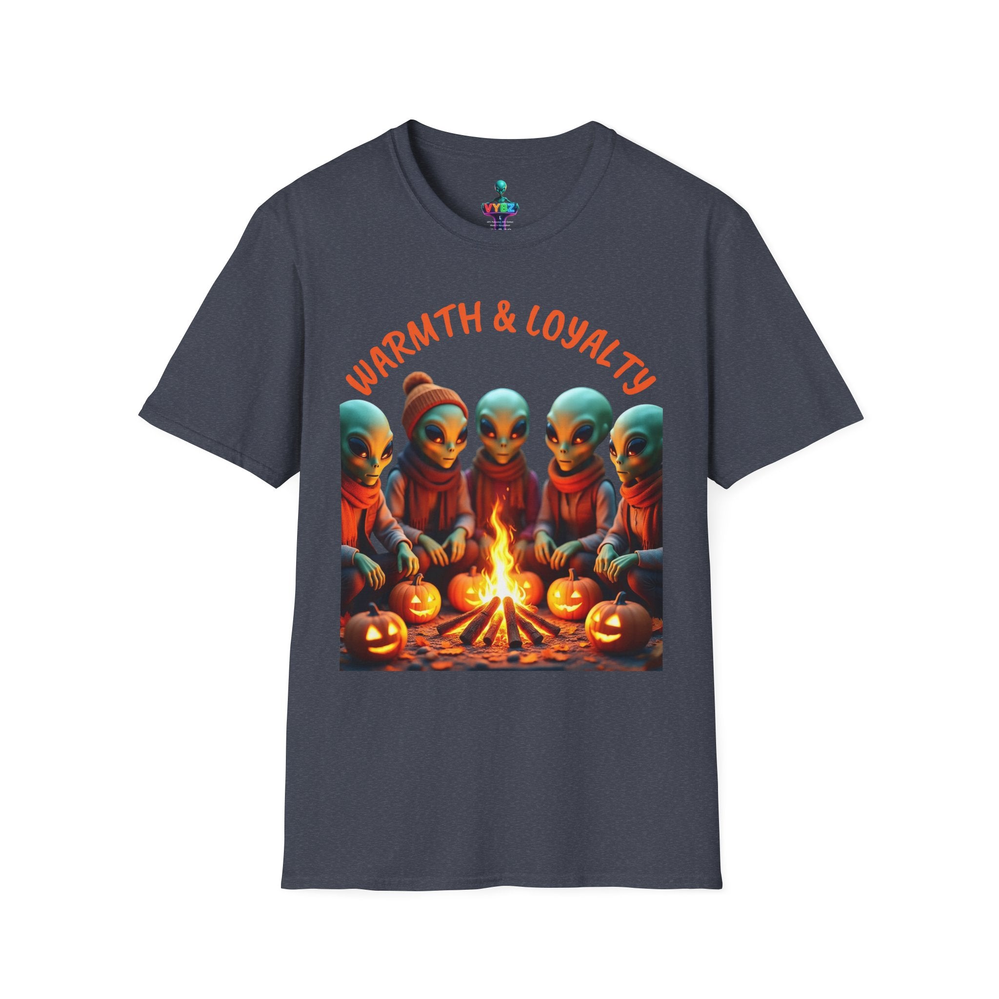 VYBZ Cozy Alien Campfire T-Shirt
