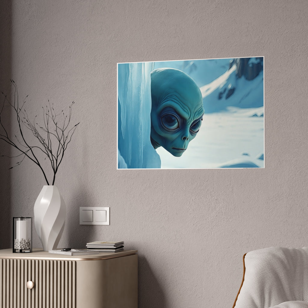 Glossy Alien Poster