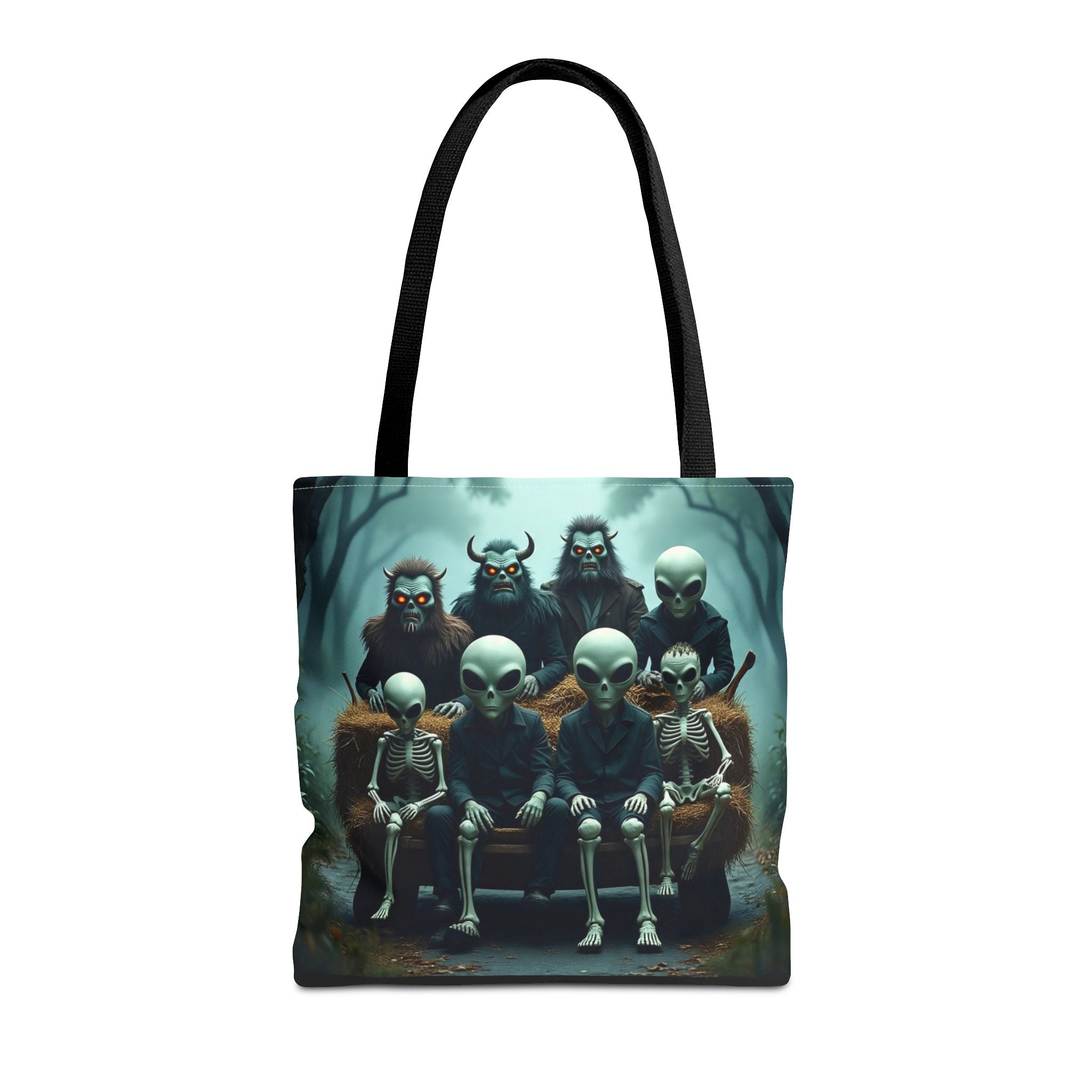 VYBZ Alien Tote Bag - Halloween Trick or Treating Spacious Design