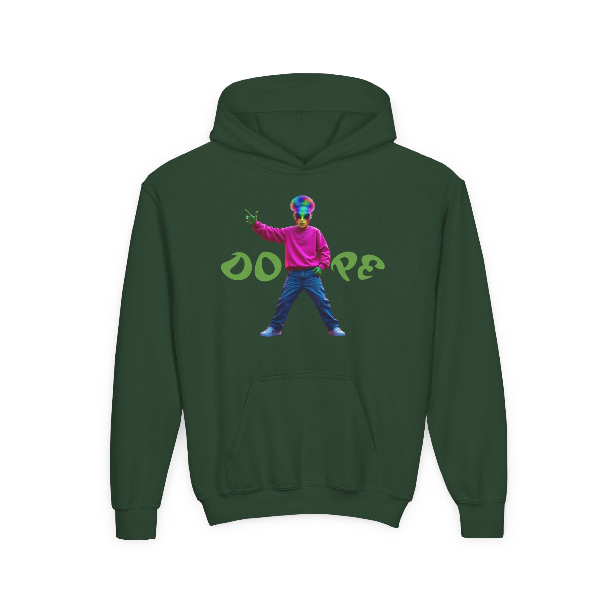 VYBZ Alien Youth Hoodie - Exclusive Colorful Hip Hop Slang Design