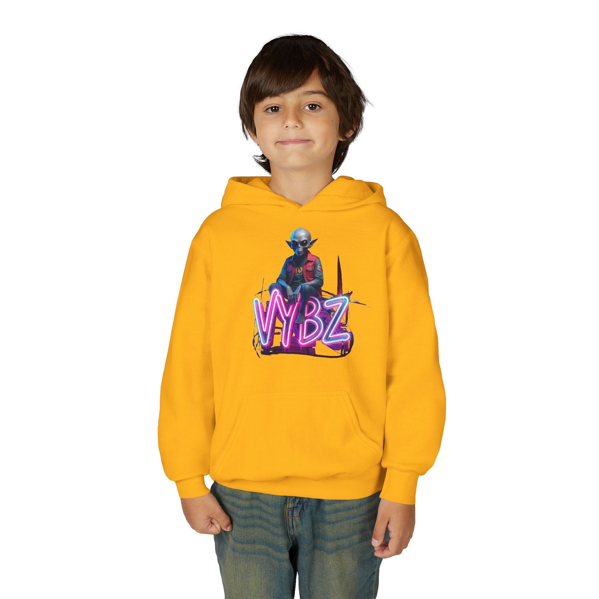 VYBZ Alien Youth Heavy Blend Hooded Sweatshirt, Cozy Streetwear, Perfect for Teens, Gifts for Holidays and Occasions, Casual [...]