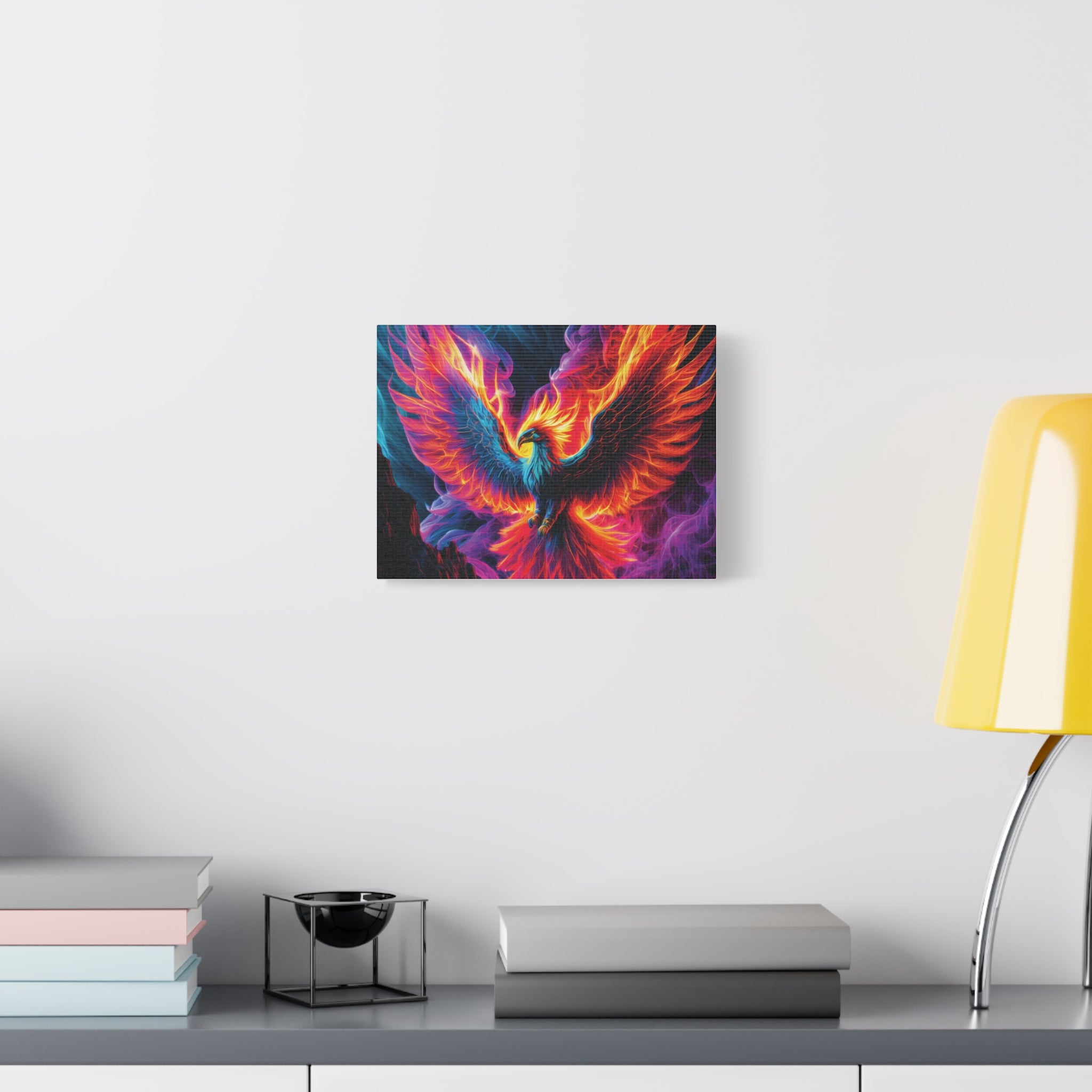 Vibrant Phoenix Canvas Art Print