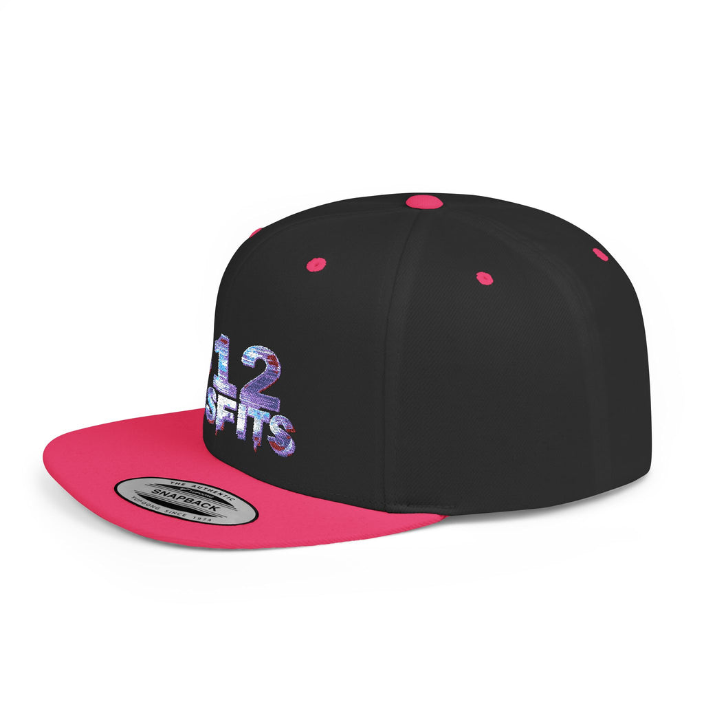 612 Misfits Flat Bill Snapback Hat – Retro Graphic Streetwear Cap