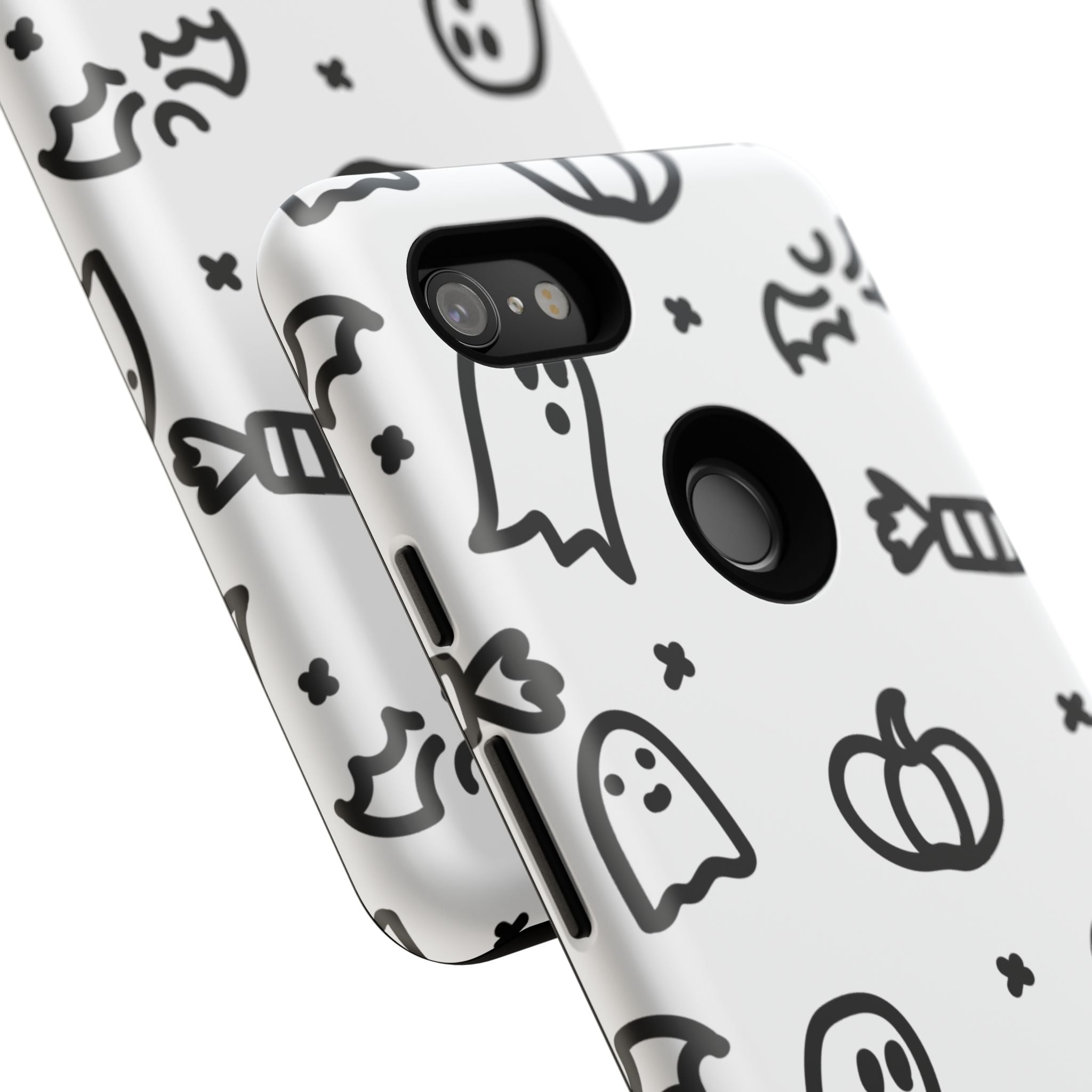 Halloween Themed Phone Case, Spooky Ghosts and Pumpkins, Fall Decor, Costume Party, Trick or Treat