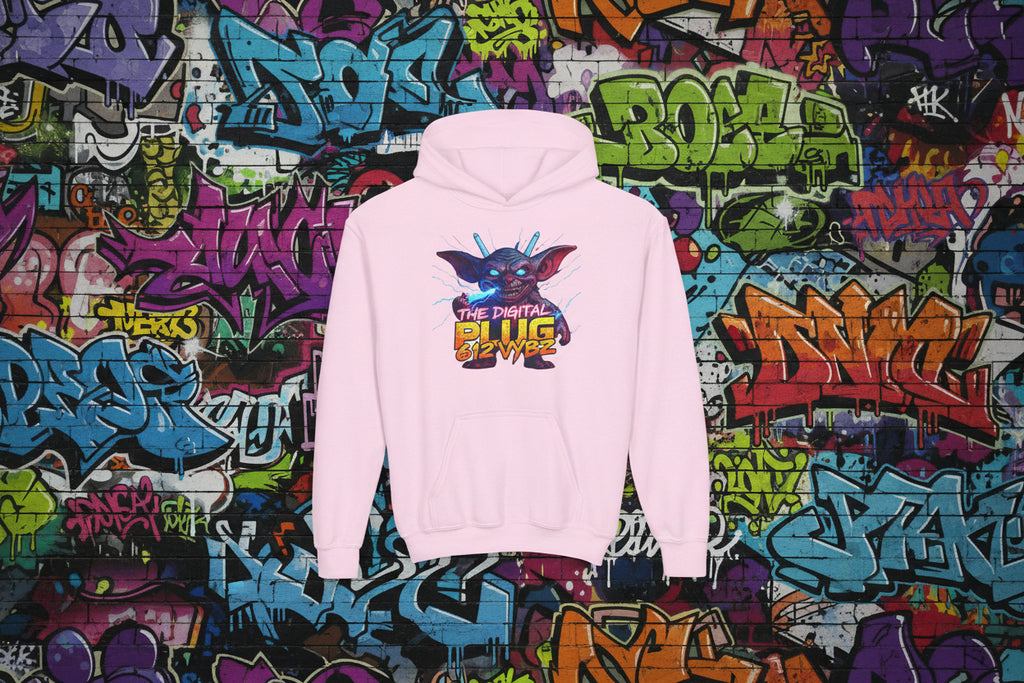612 Misfits "Plugz" Character Youth Hoodie — Graphic Sweatshirt