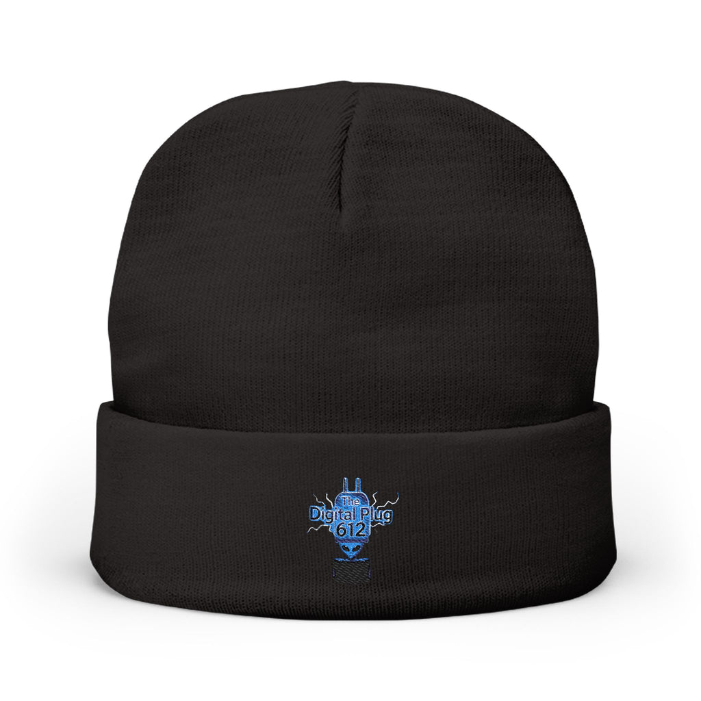 Embroidered Knit Digital Plug 612 Beanie
