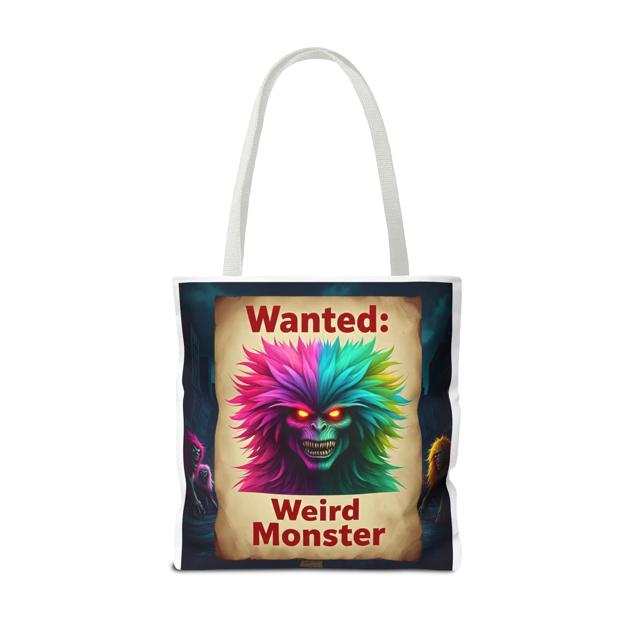 VYBZ Wanted Monster Print Tote Bag