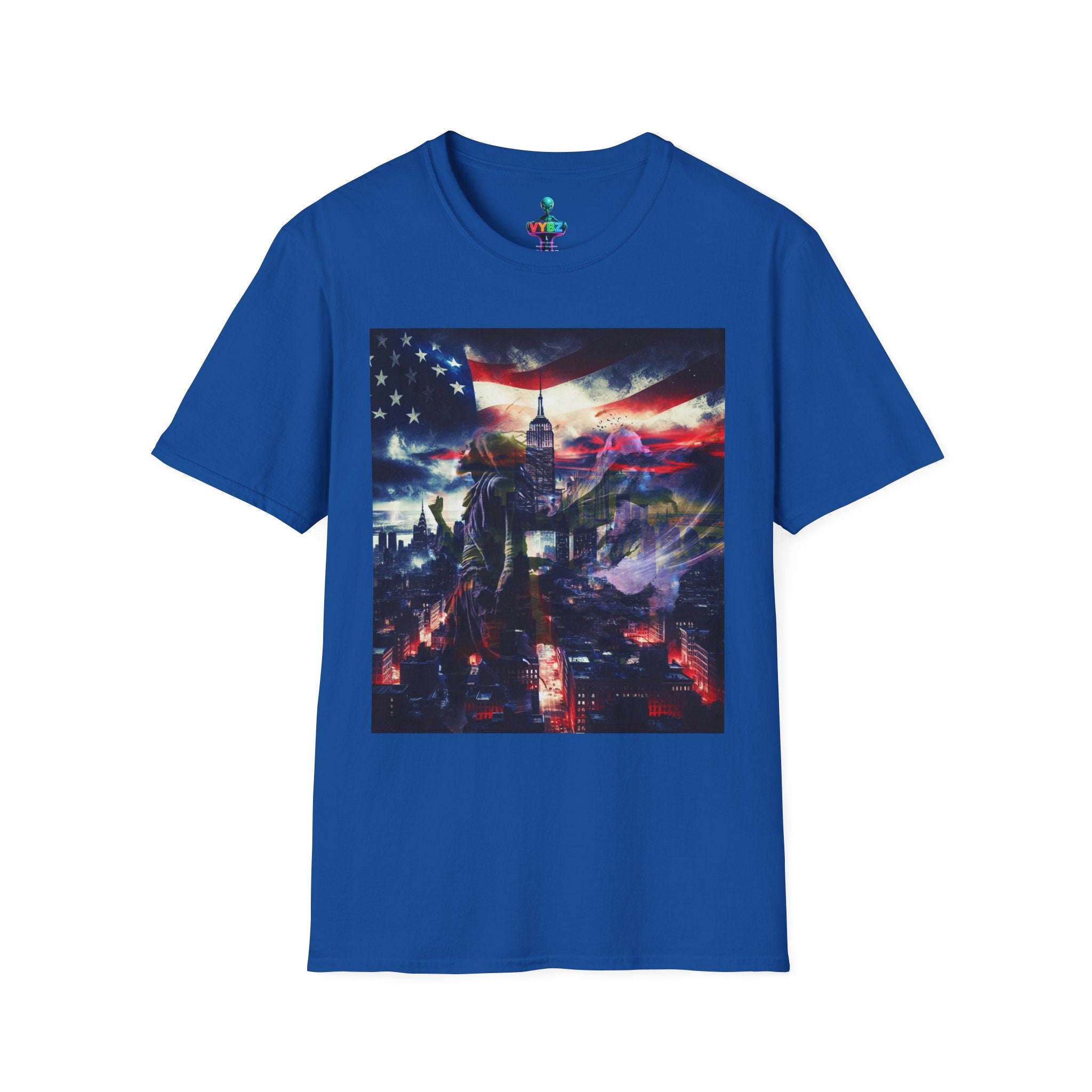 VYBZ Freedom-Themed Graphic Tee