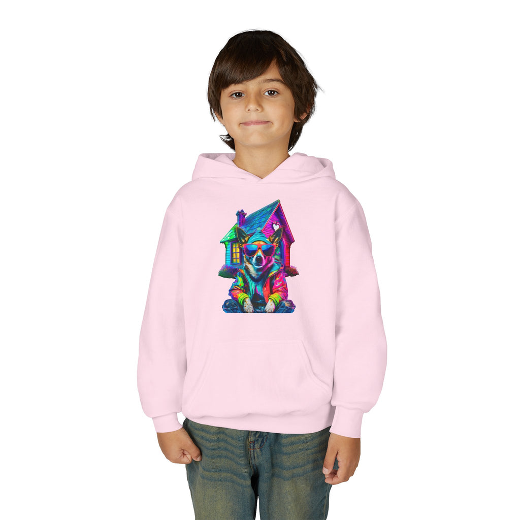 VYBZ Colorful Dog House Youth Hoodie