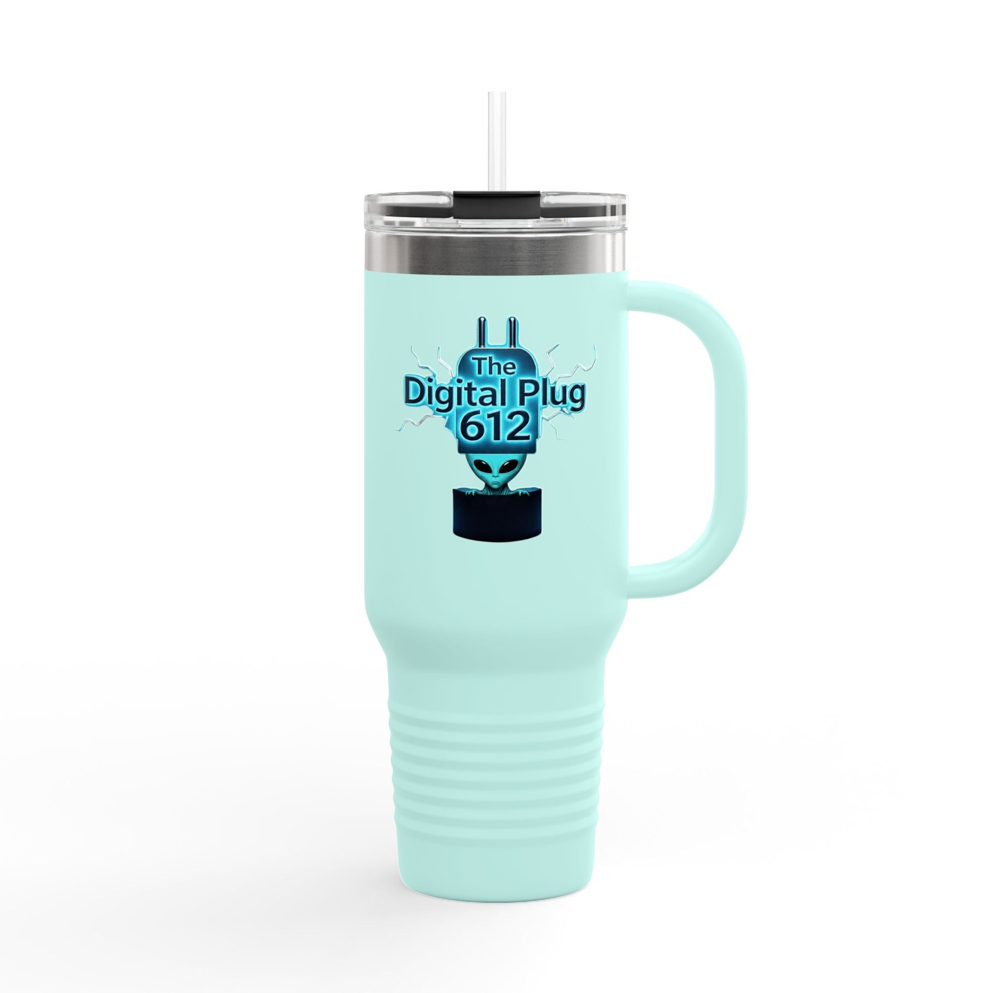 Digital Plug 612  40oz Travel Mug
