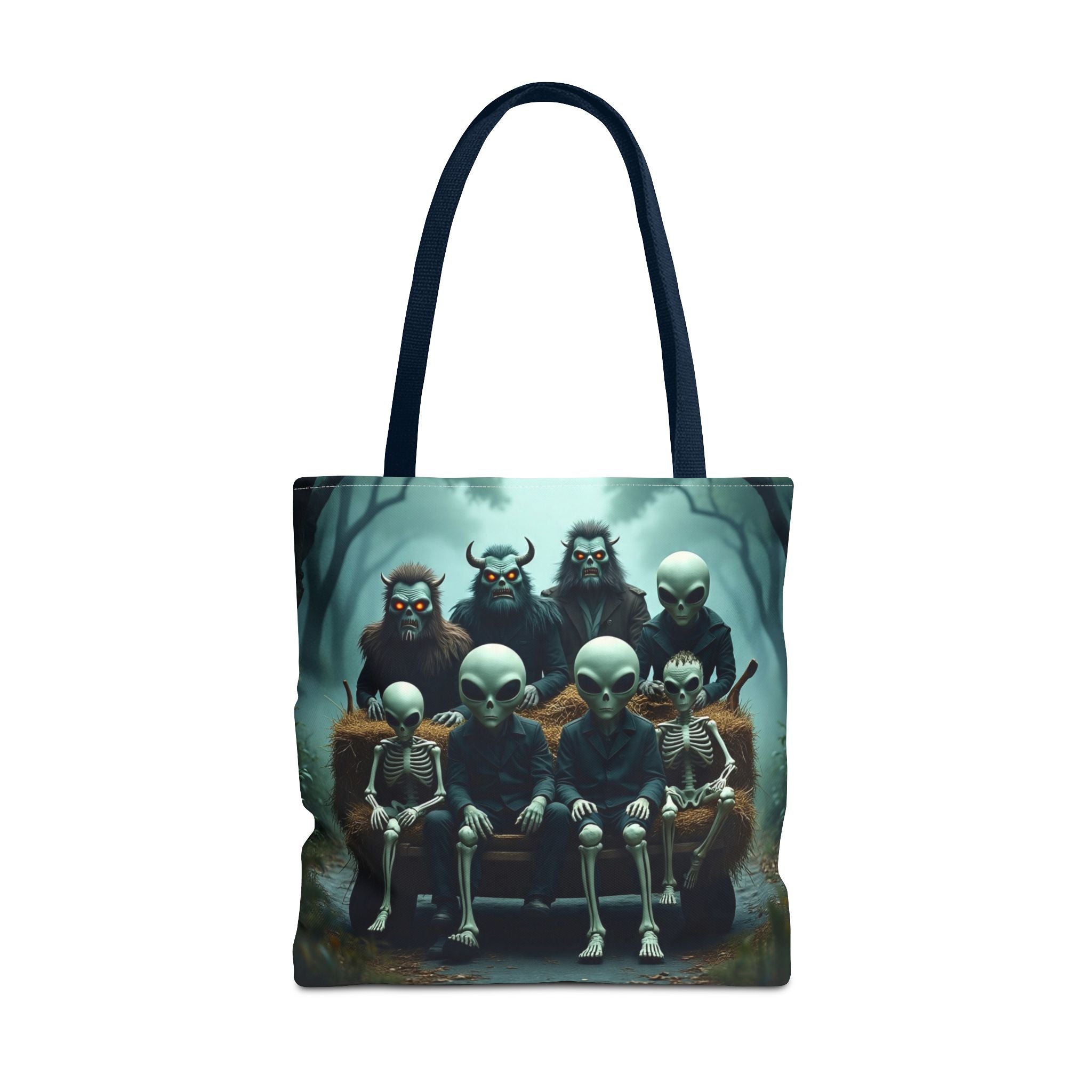 VYBZ Alien Tote Bag - Halloween Trick or Treating Spacious Design