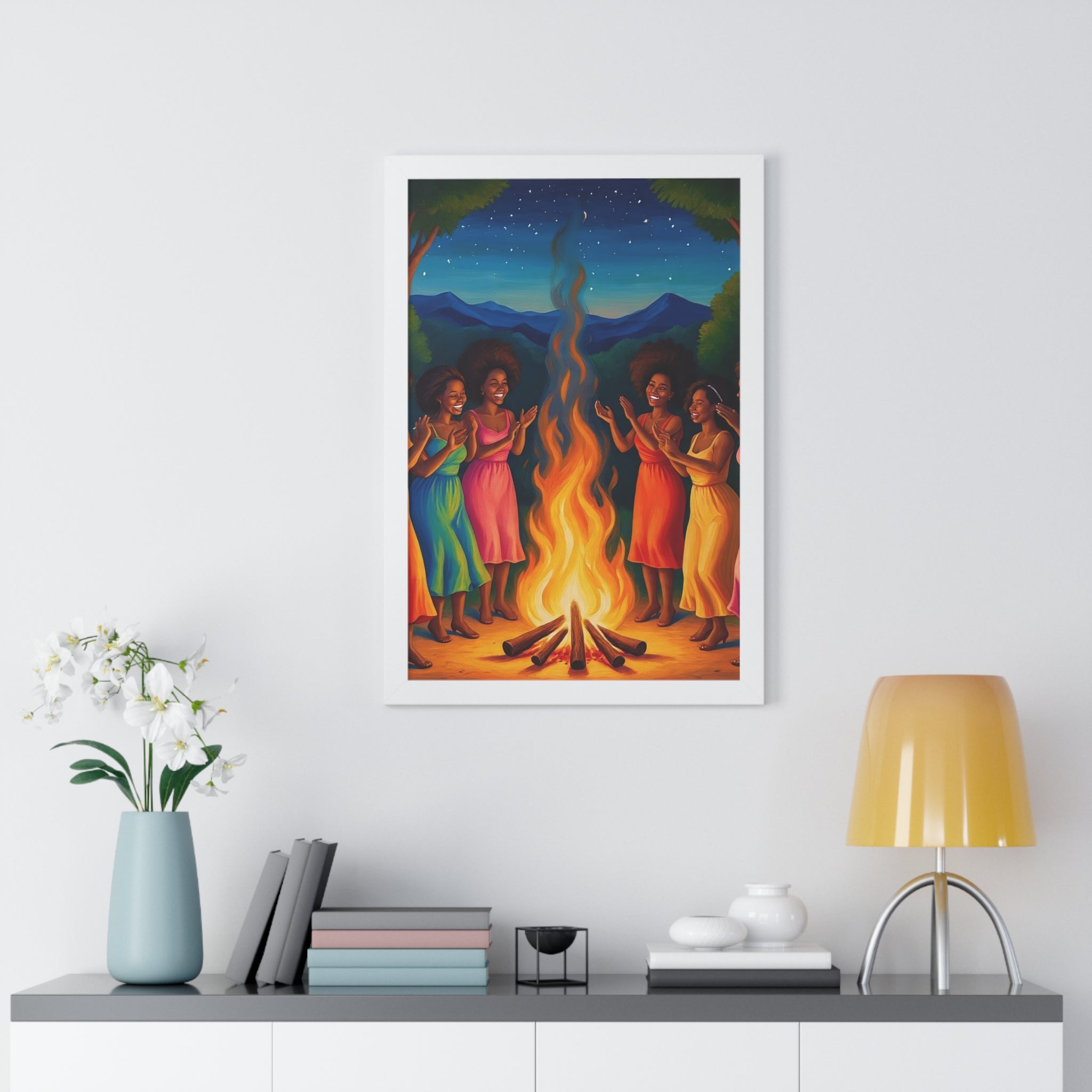 African American Women Dance Party Inspired Poster