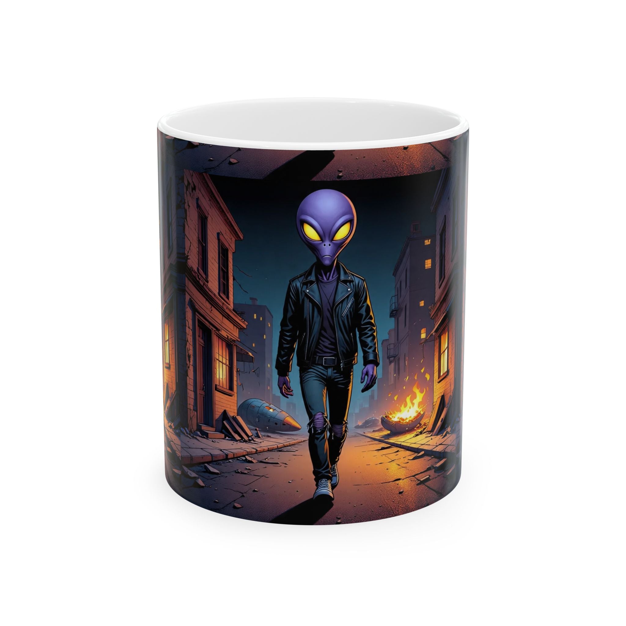 Alien Themed Ceramic Mug