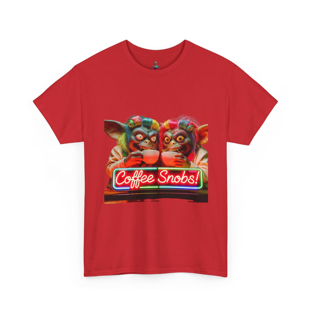 Coffee Snobs T-Shirt — Retro Neon Gremlin Coffee Lovers Tee