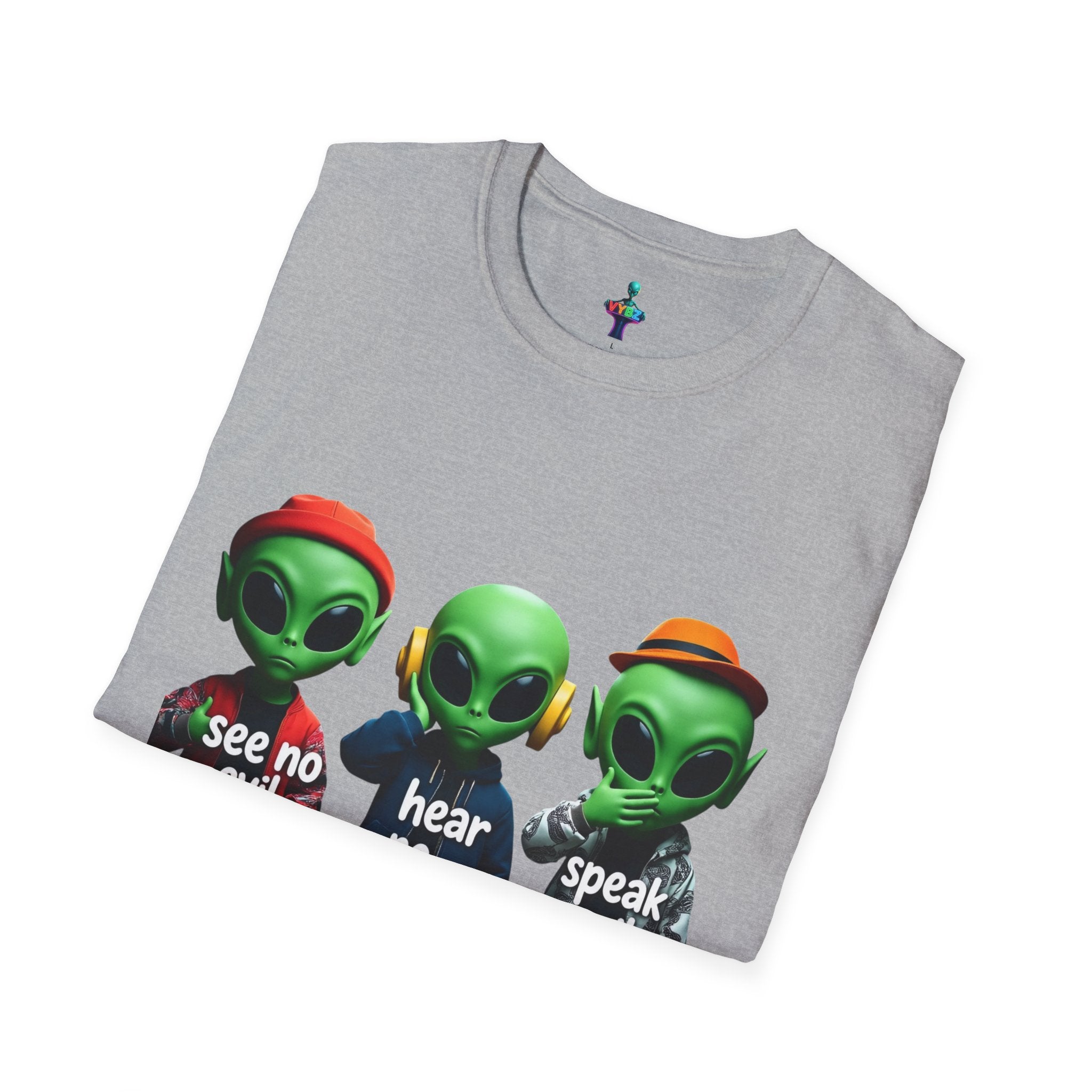 VYBZ Alien "See No Evil, Hear No Evil, Speak Evil" Unisex T-Shirt