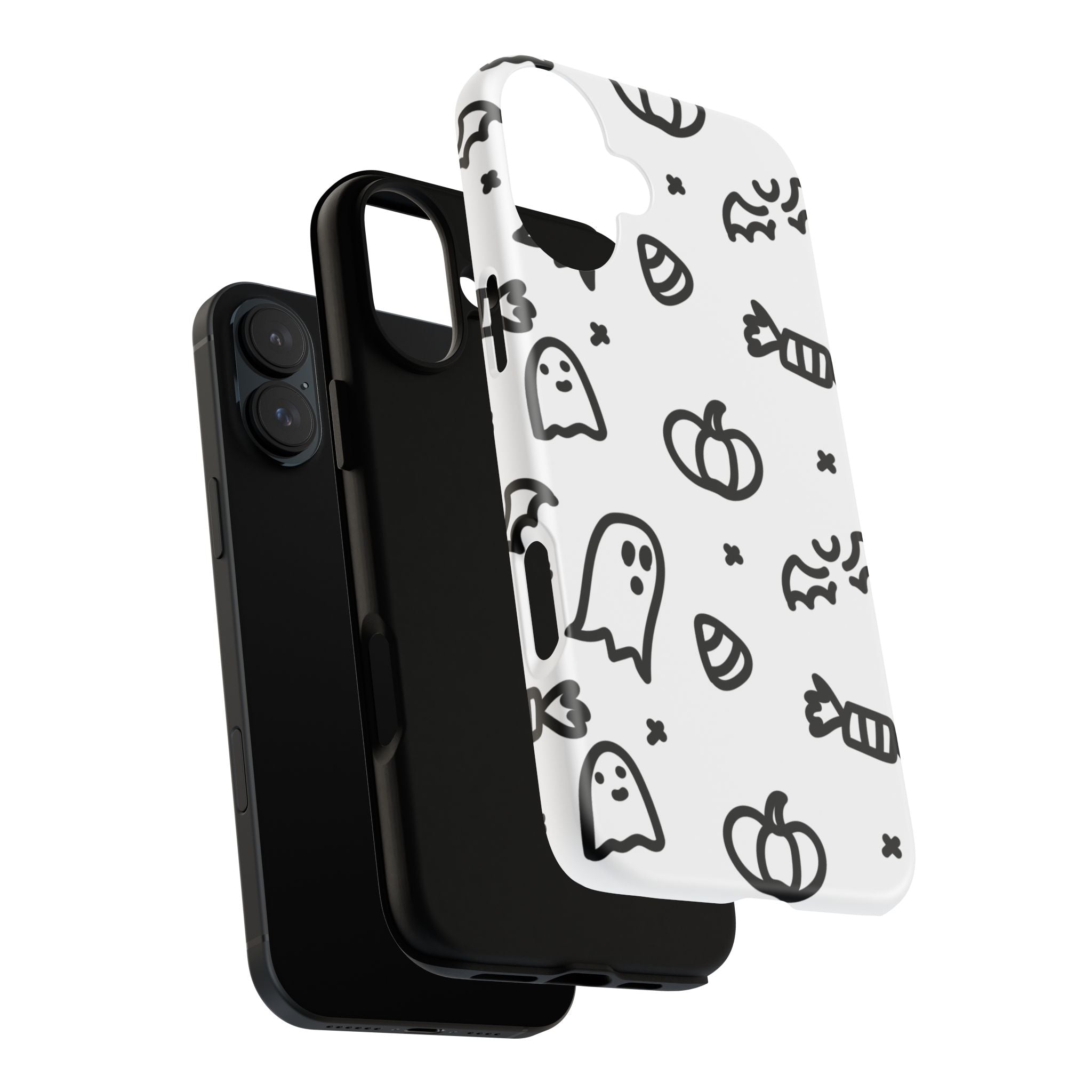 Halloween Themed Phone Case, Spooky Ghosts and Pumpkins, Fall Decor, Costume Party, Trick or Treat