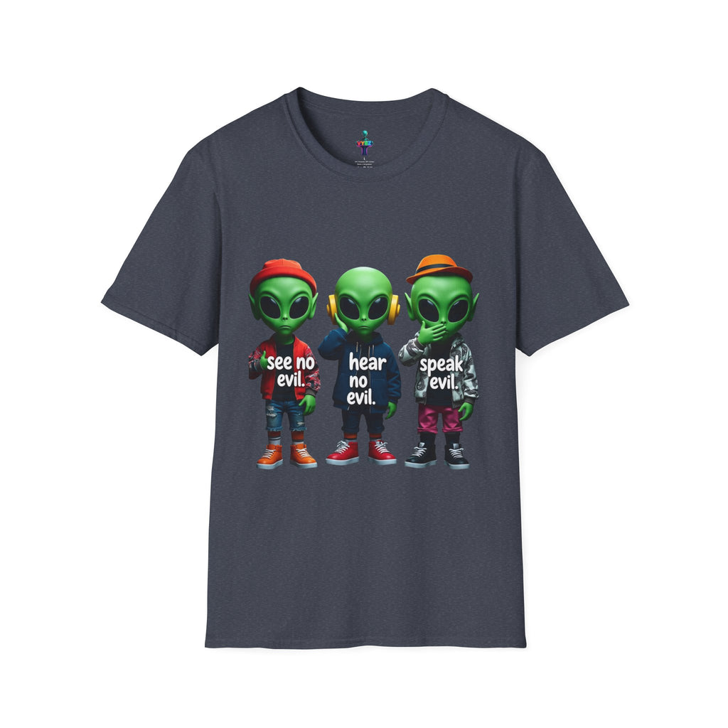 VYBZ Alien "See No Evil, Hear No Evil, Speak Evil" Unisex T-Shirt