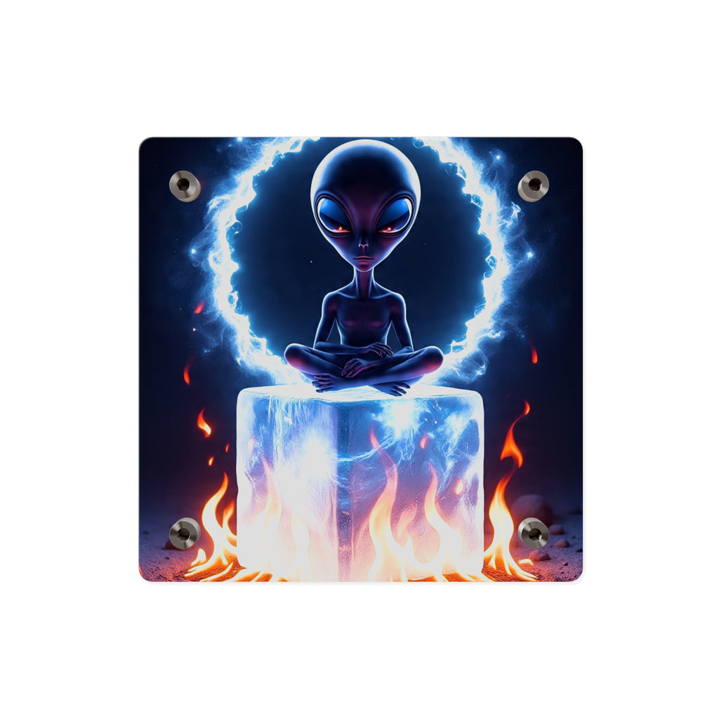 Cosmic Alien Acrylic Wall Art