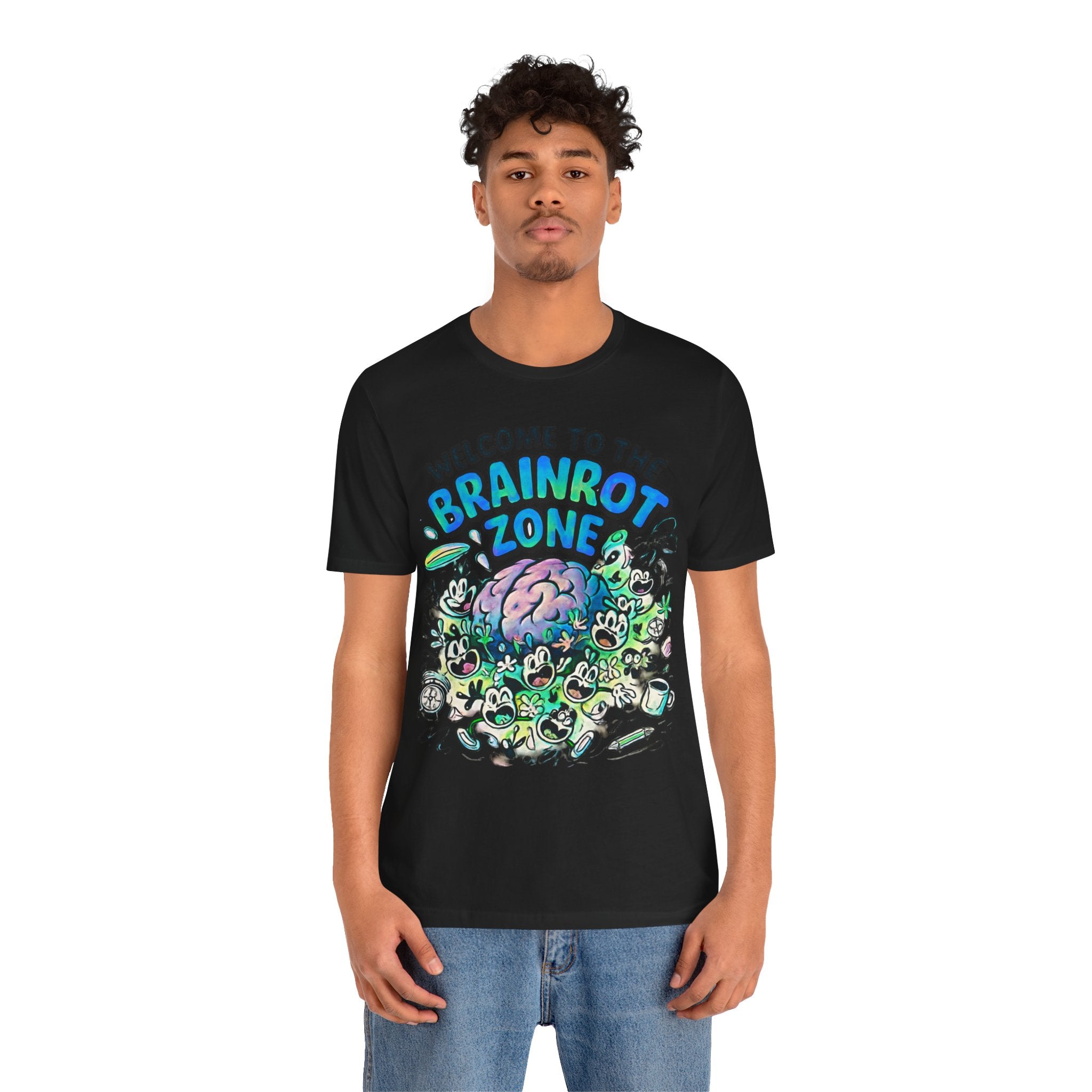 Brainrot Zone Unisex Jersey Short Sleeve Tee