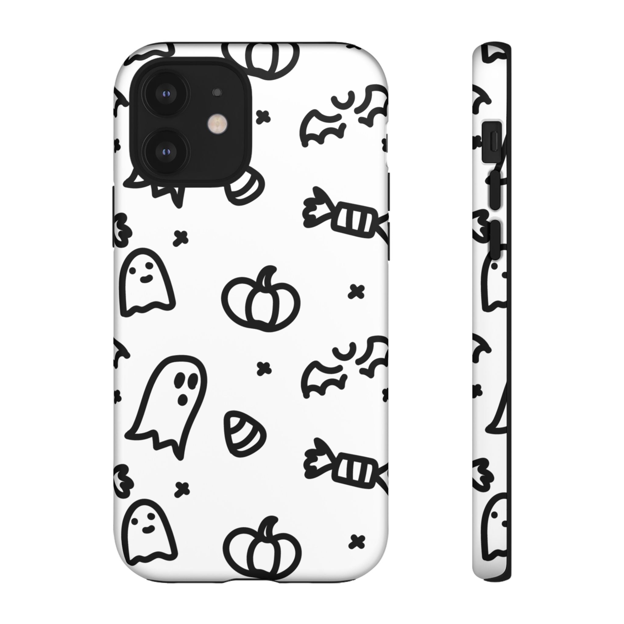 Halloween Themed Phone Case, Spooky Ghosts and Pumpkins, Fall Decor, Costume Party, Trick or Treat