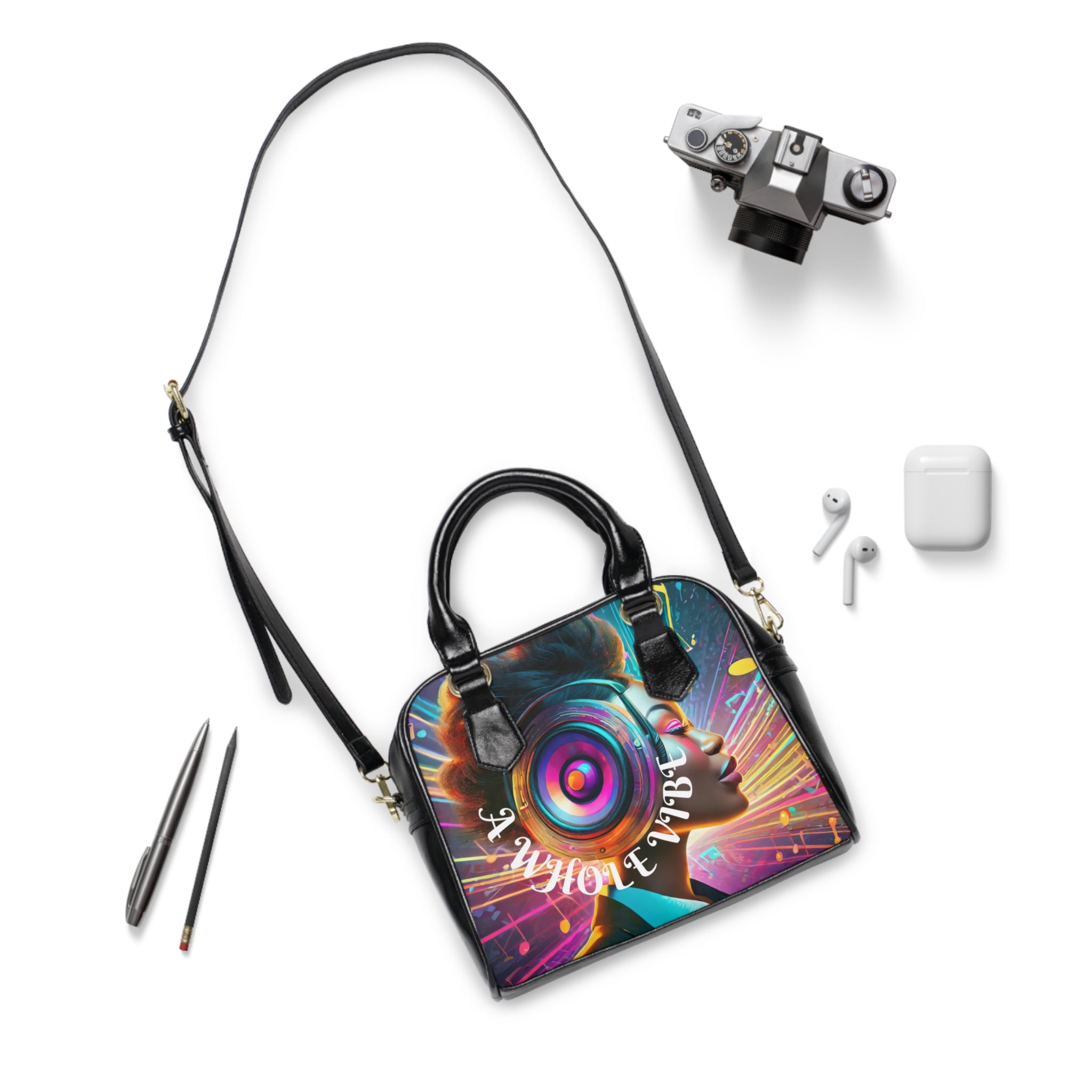 VYBZ "A Whole Vibe" Shoulder Handbag
