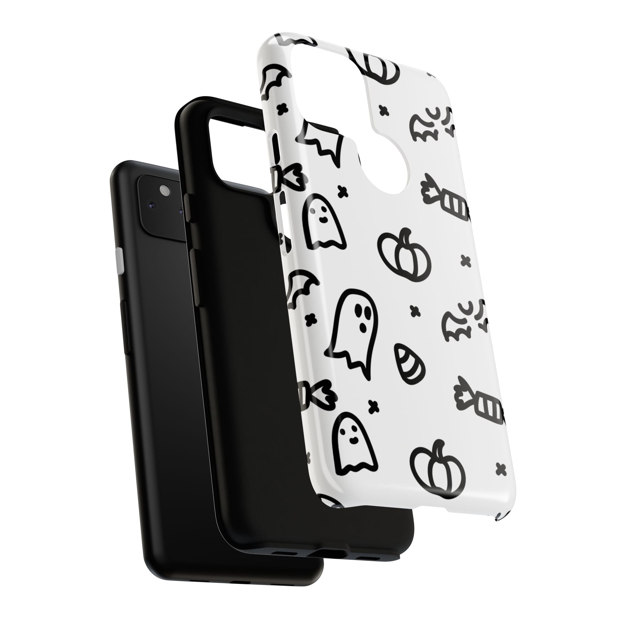 Halloween Themed Phone Case, Spooky Ghosts and Pumpkins, Fall Decor, Costume Party, Trick or Treat