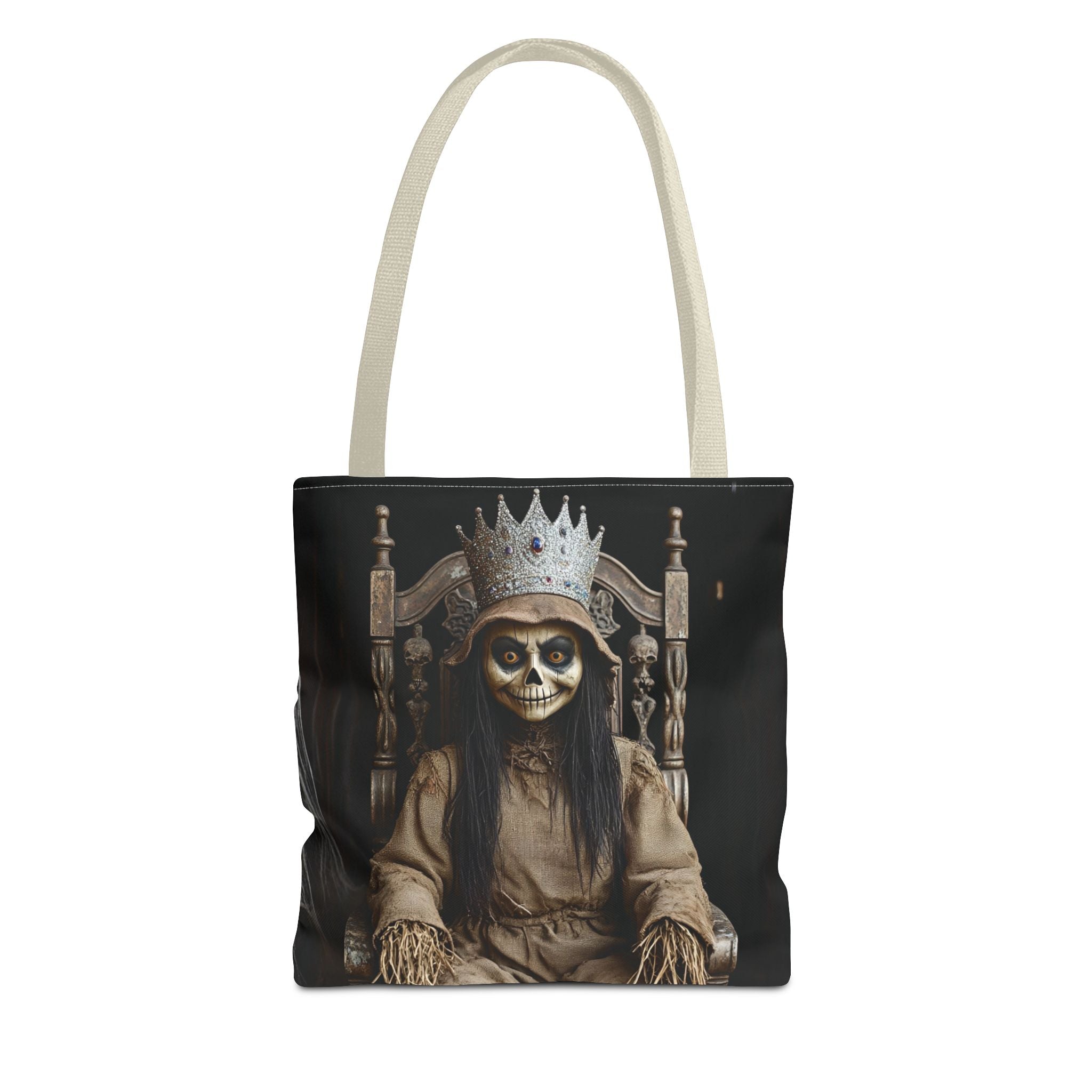 VYBZ Tote Bag - Spooky Skeleton Queen Halloween Design