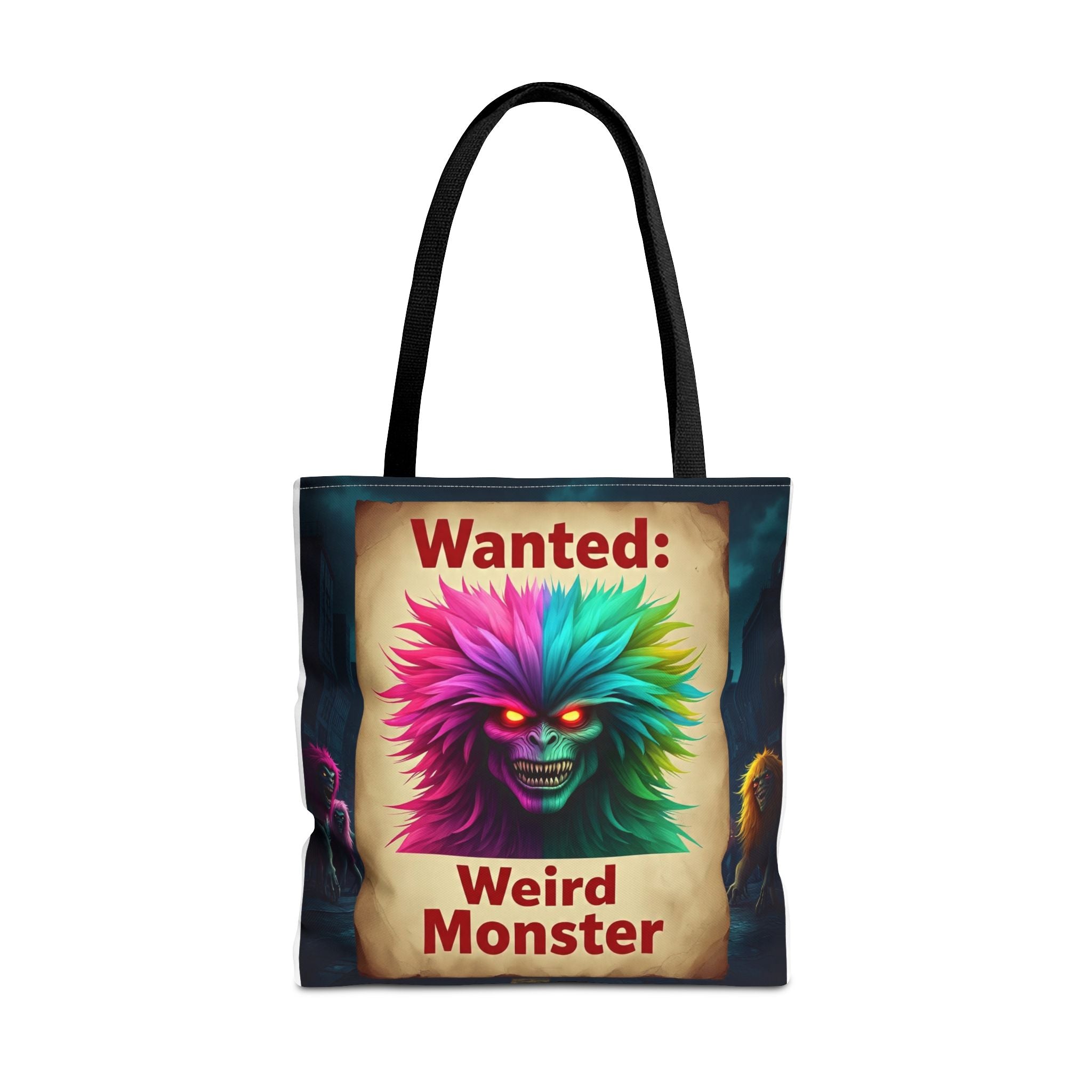 VYBZ Wanted Monster Print Tote Bag