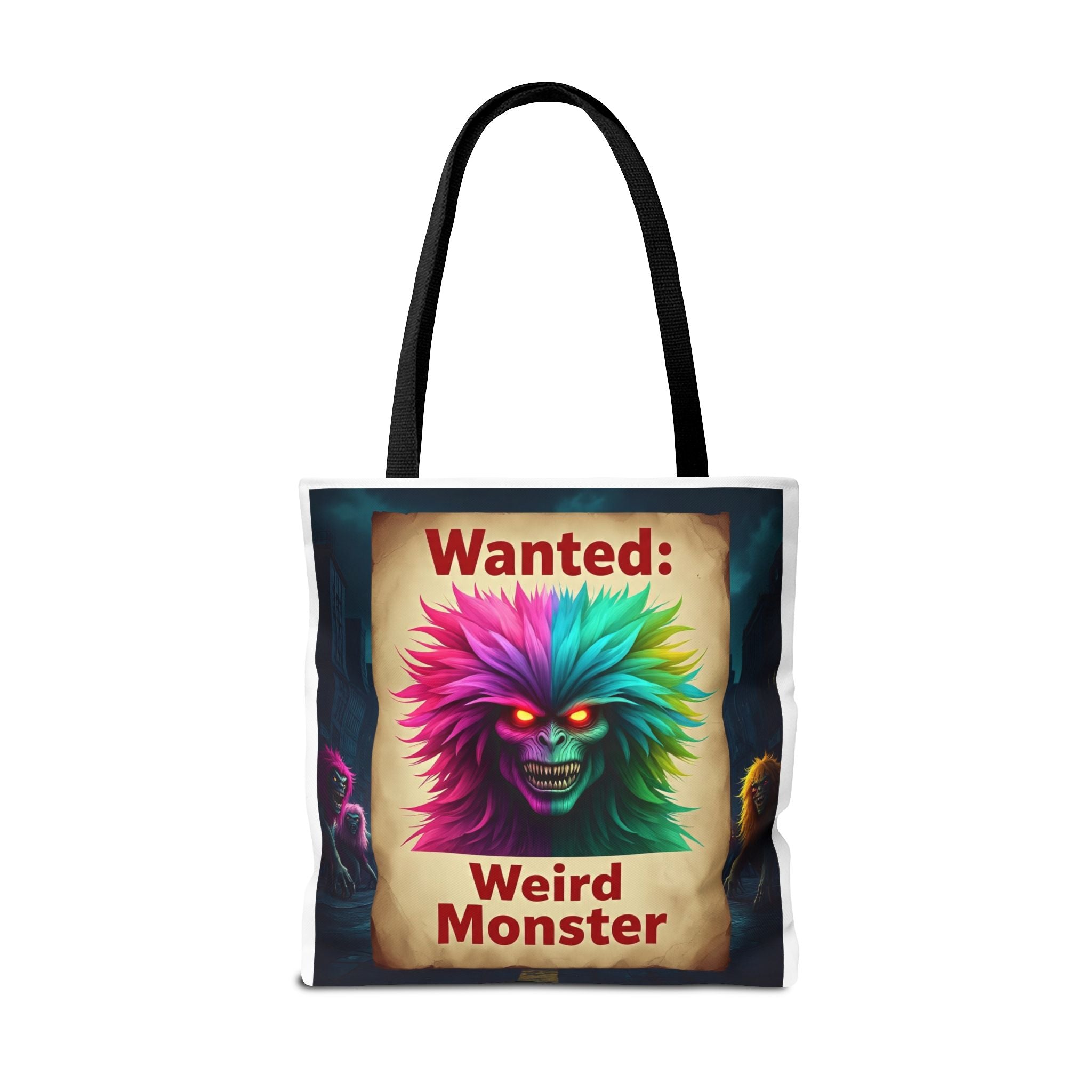 VYBZ Wanted Monster Print Tote Bag