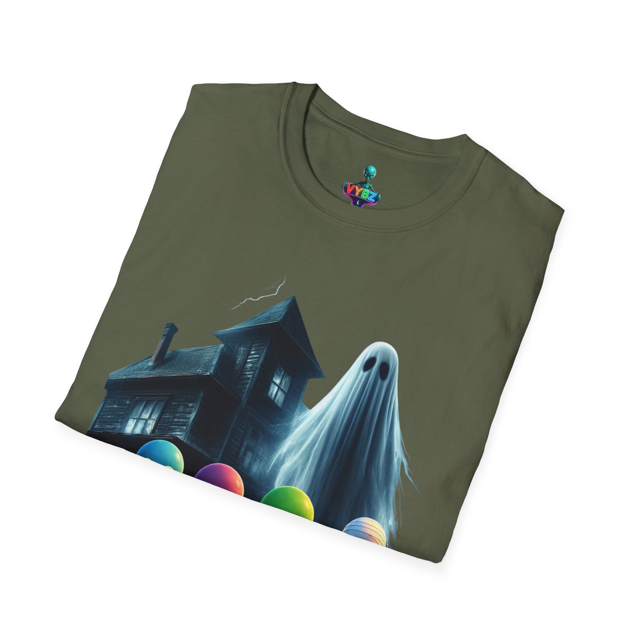 VYBZ "Aliens & Ghost" Halloween Graphic Tee