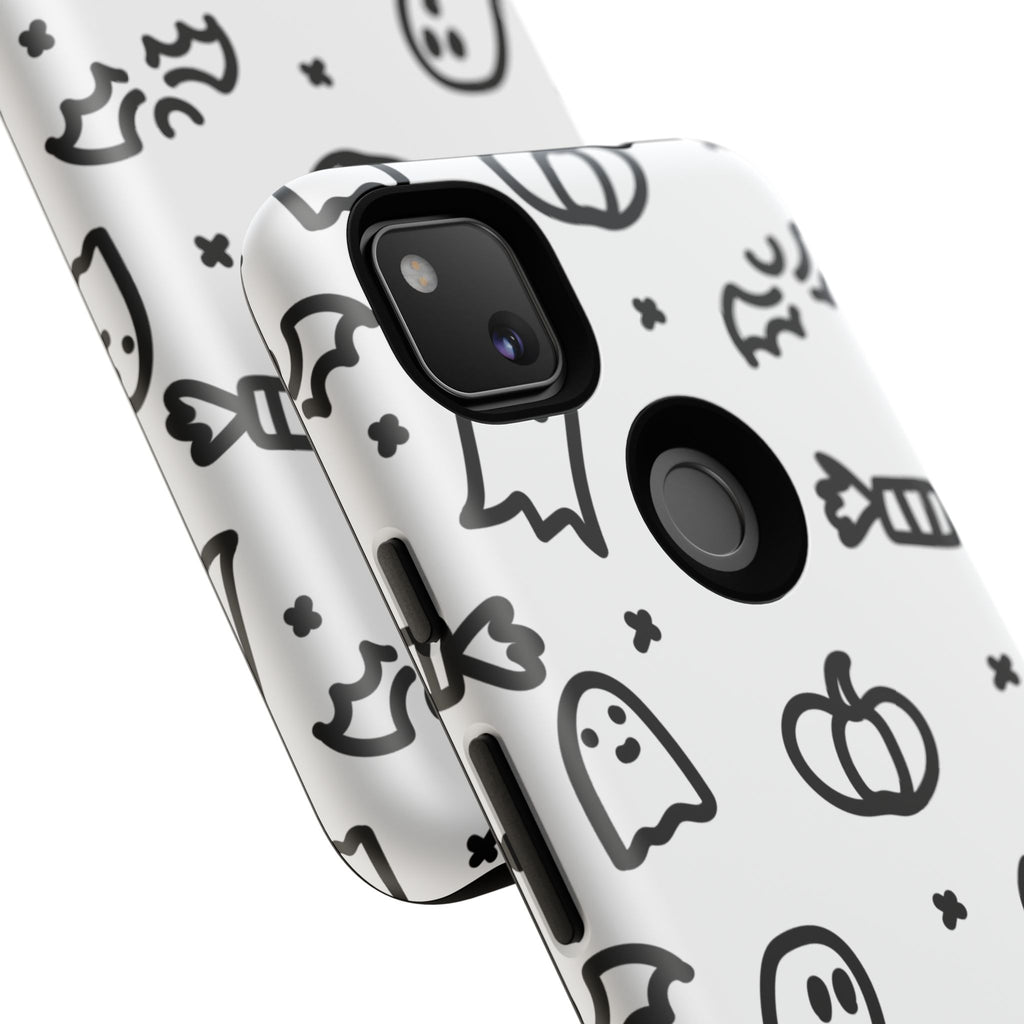 Halloween Themed Phone Case, Spooky Ghosts and Pumpkins, Fall Decor, Costume Party, Trick or Treat