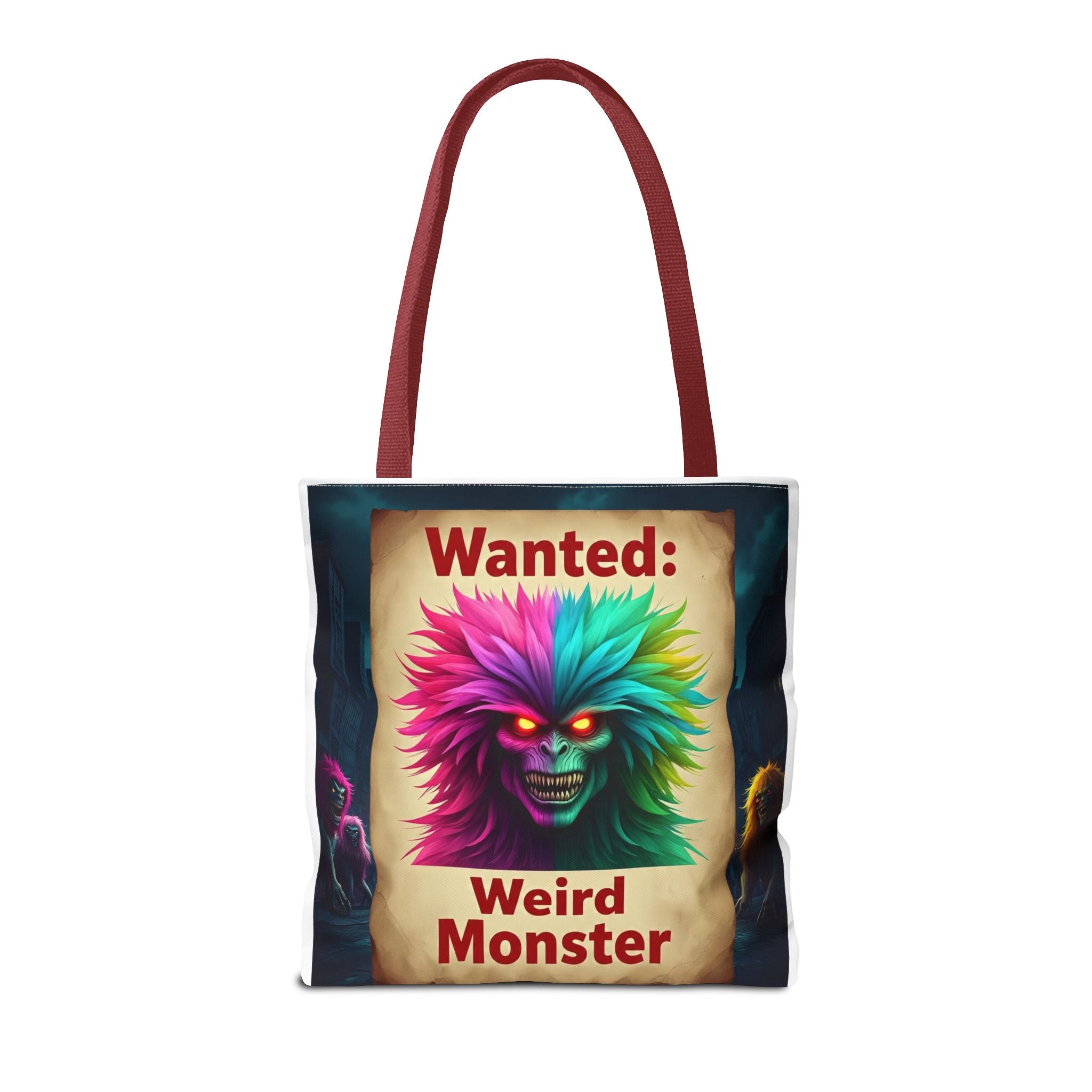 VYBZ Wanted Monster Print Tote Bag