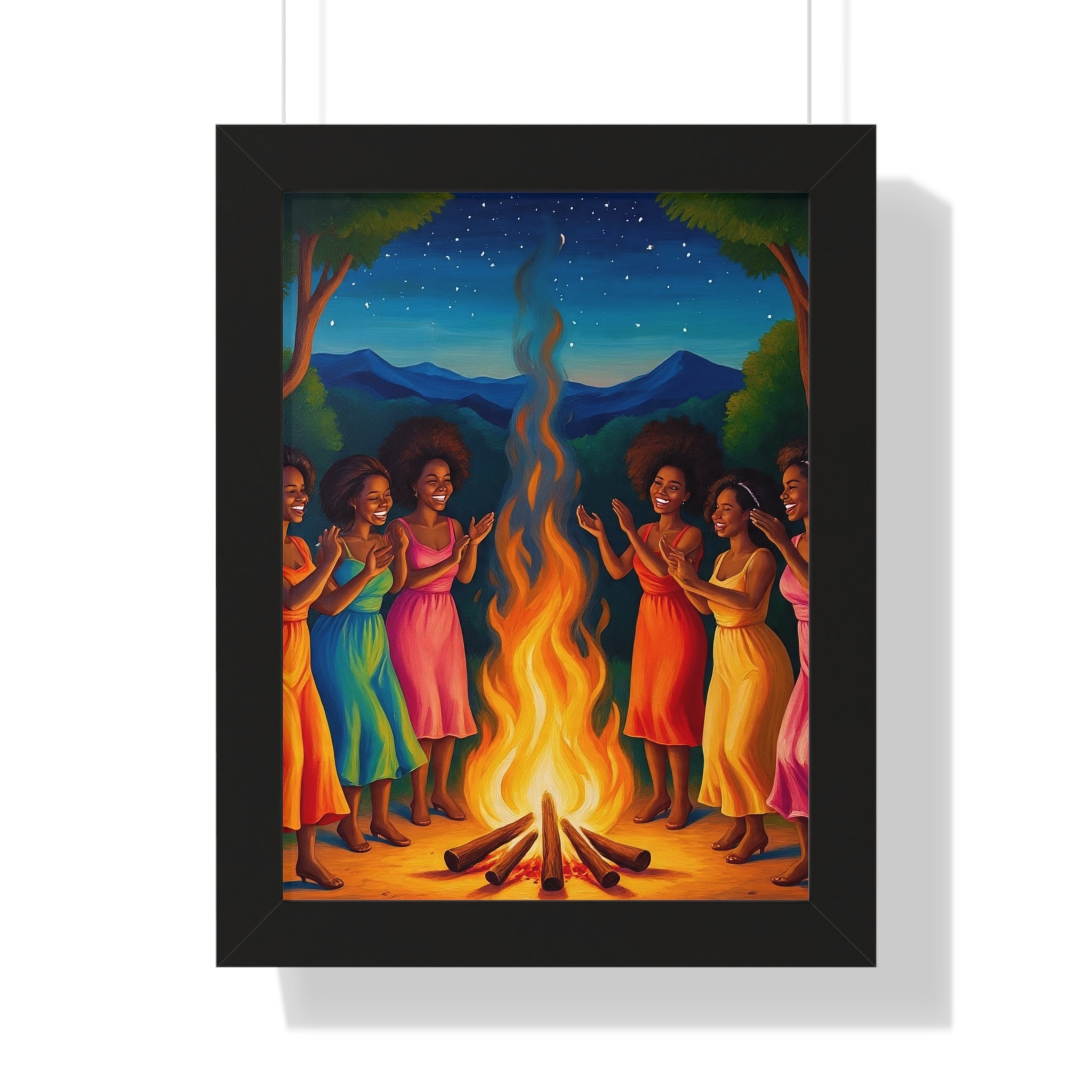 African American Women Dance Party Inspired Poster