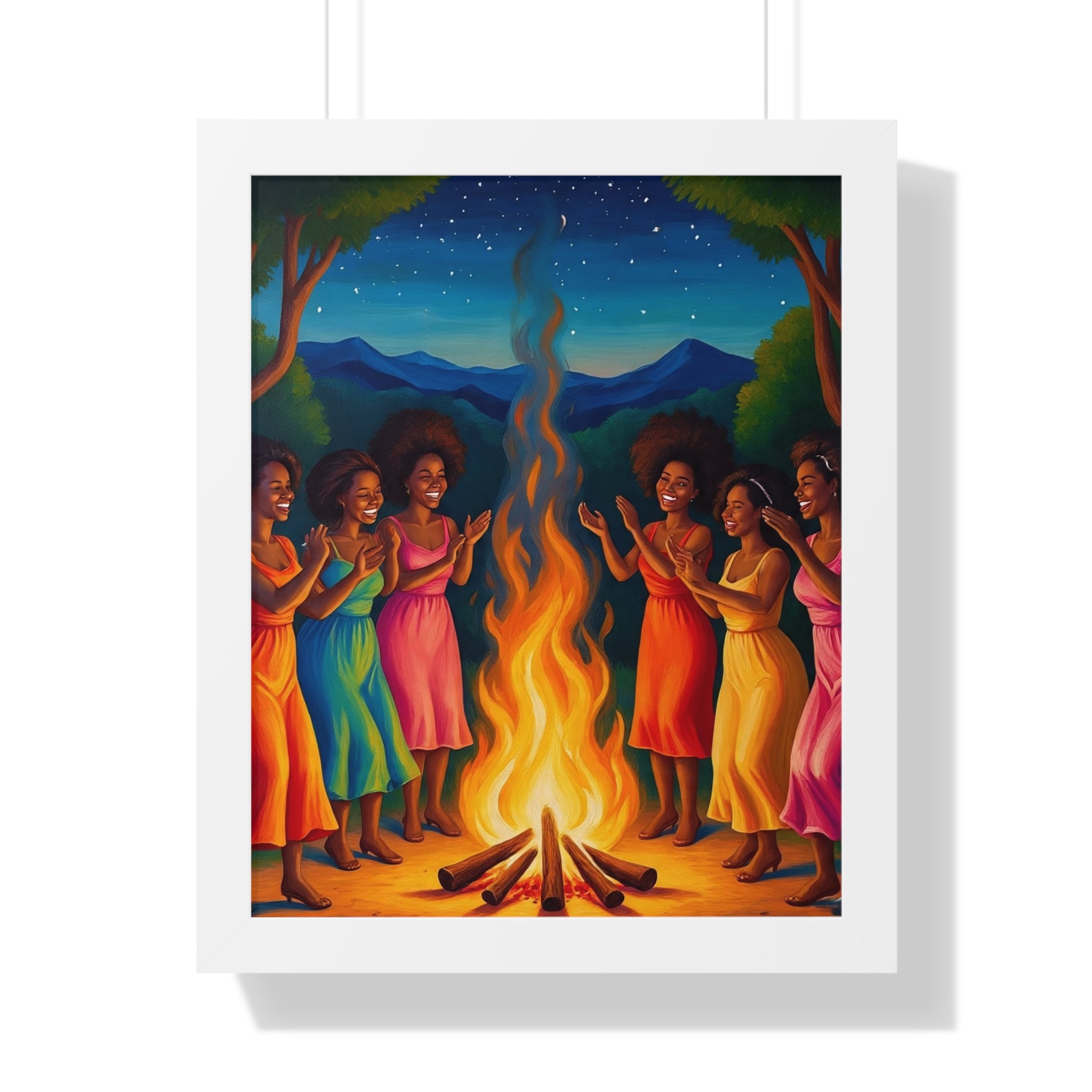 African American Women Dance Party Inspired Poster