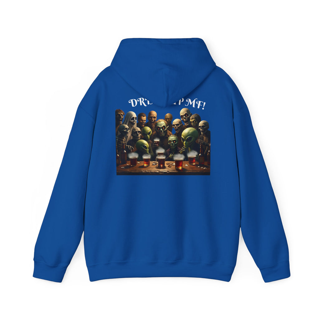VYBZ Aliens and Monsters Unisex Hooded Sweatshirt - Funny Quote Design
