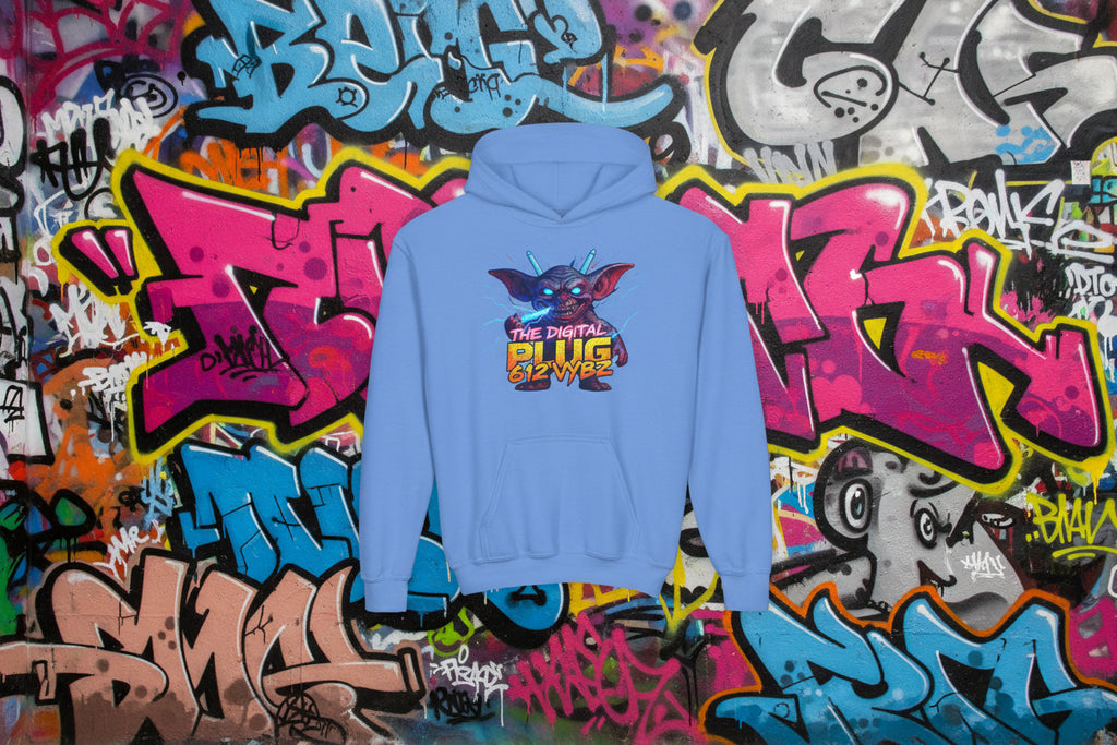 612 Misfits "Plugz" Character Youth Hoodie — Graphic Sweatshirt