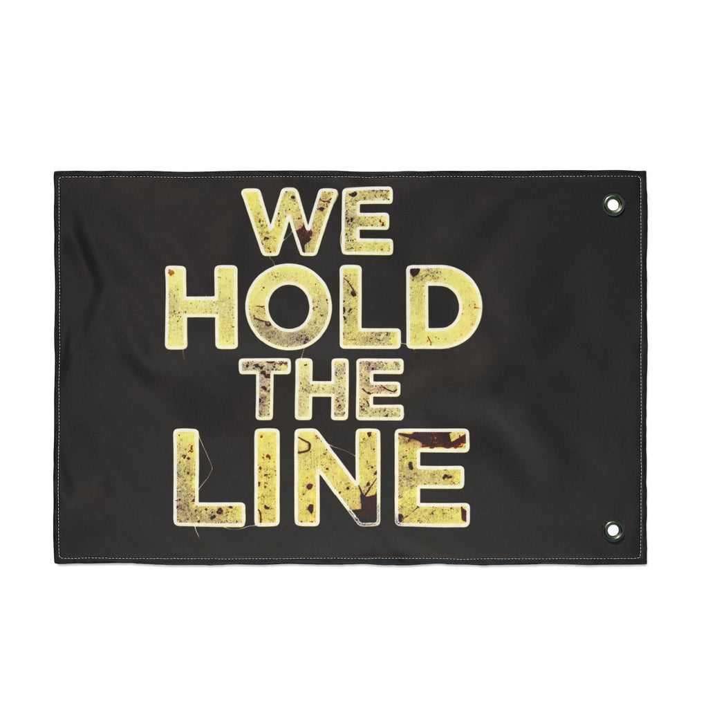 Double-Sided Flag — "North Star Rebel" / "We Hold The Line" Outdoor Garden Banner