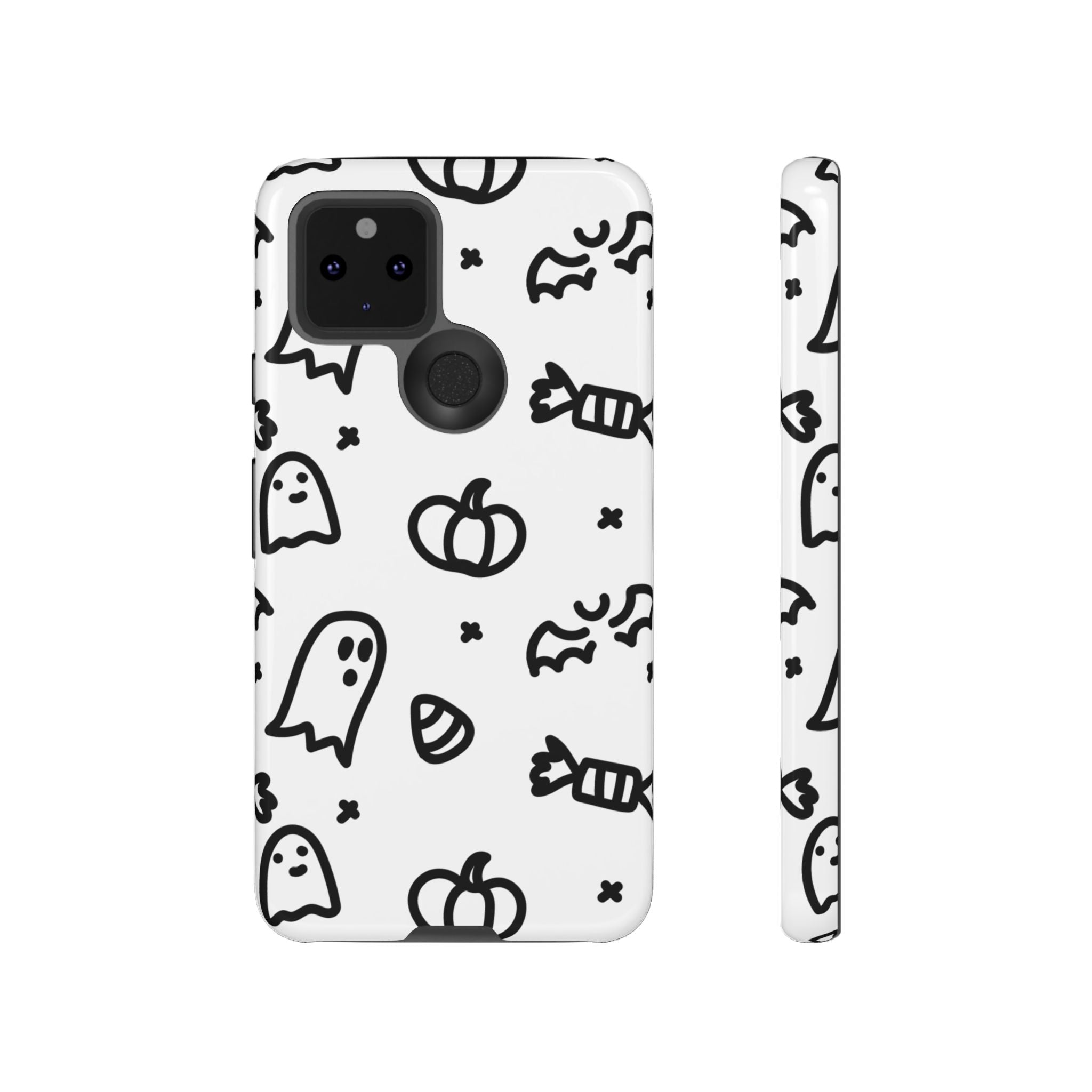 Halloween Themed Phone Case, Spooky Ghosts and Pumpkins, Fall Decor, Costume Party, Trick or Treat