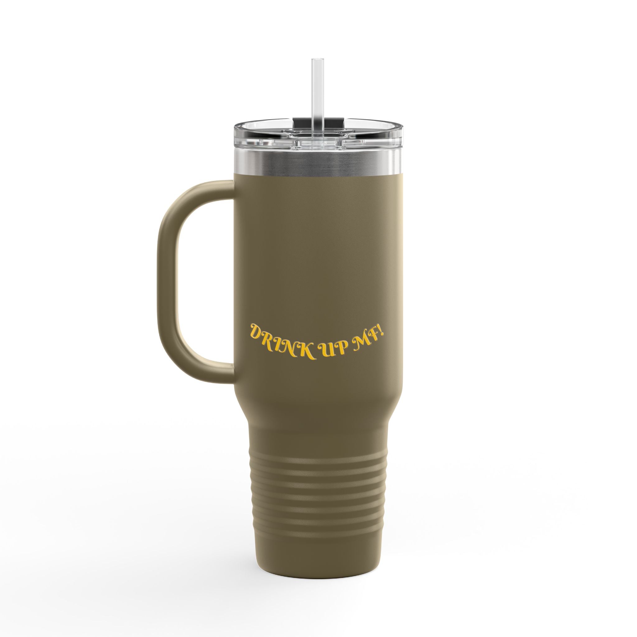 Travel Mug, Humorous Aliens Monsters Ghosts Design, 40oz