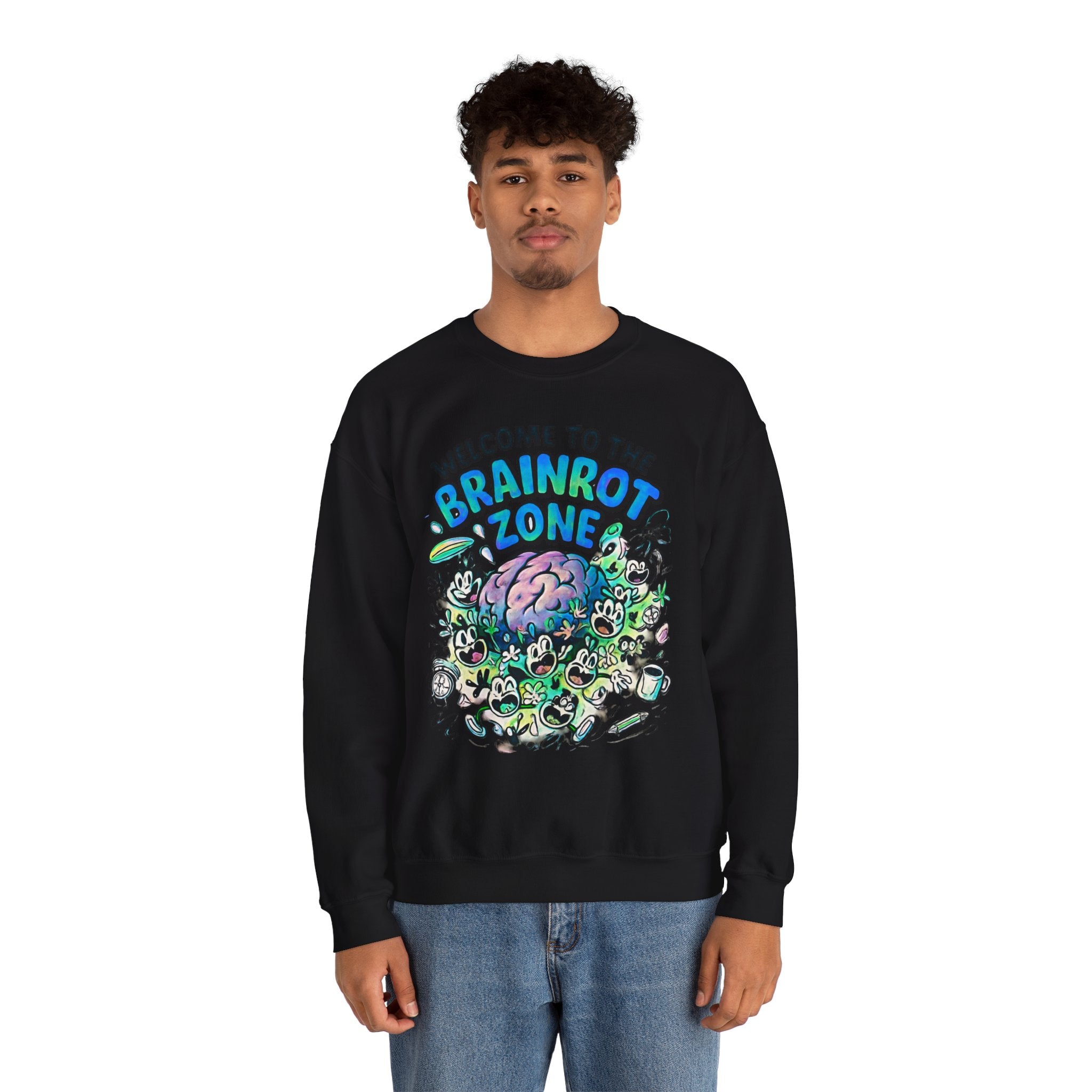 Brainrot Zone Unisex Heavy Blend™ Crewneck Sweatshirt