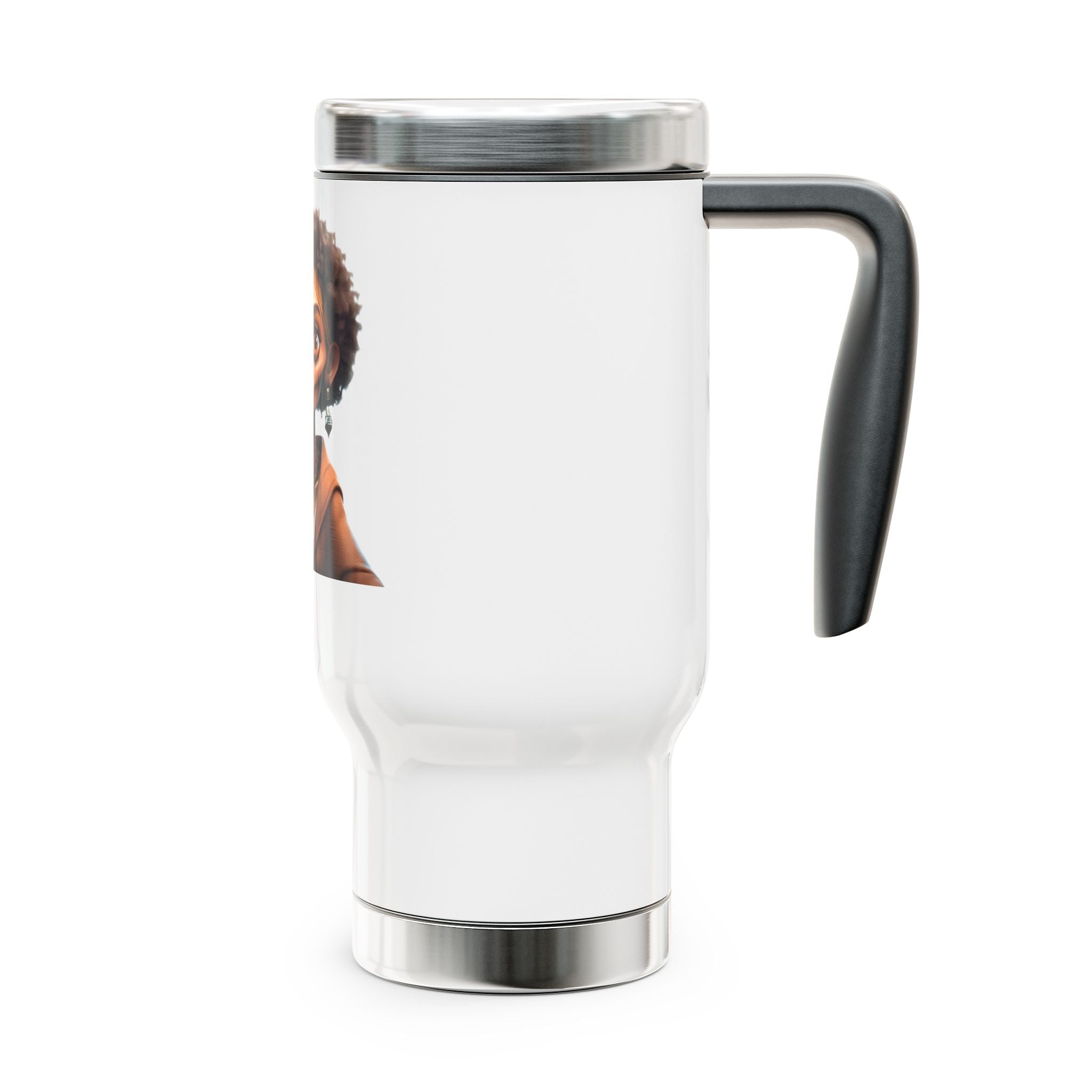 Stylish Stainless Steel Character Travel Mug