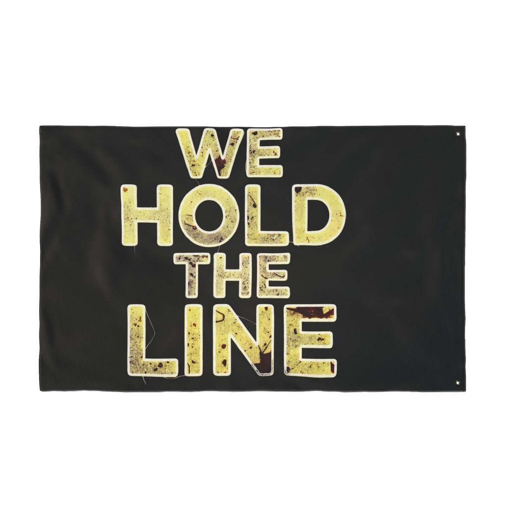 Double-Sided Flag — "North Star Rebel" / "We Hold The Line" Outdoor Garden Banner
