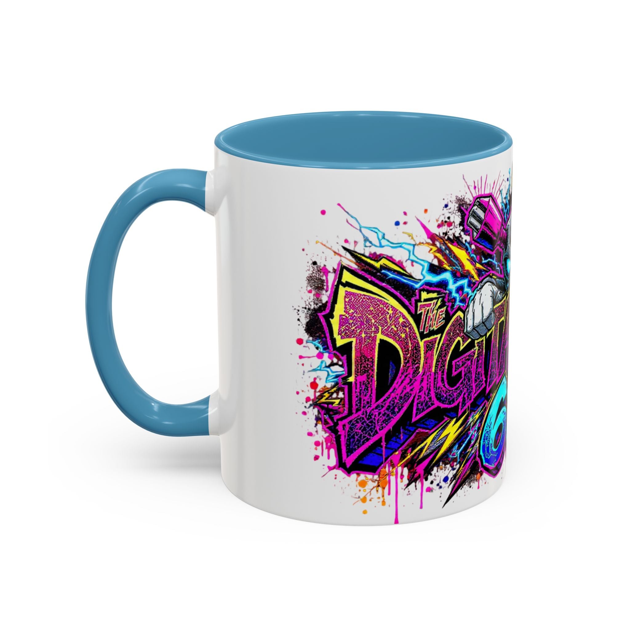 Accent Coffee Mug — The Digital Plug 612 Graphic (11/15oz)