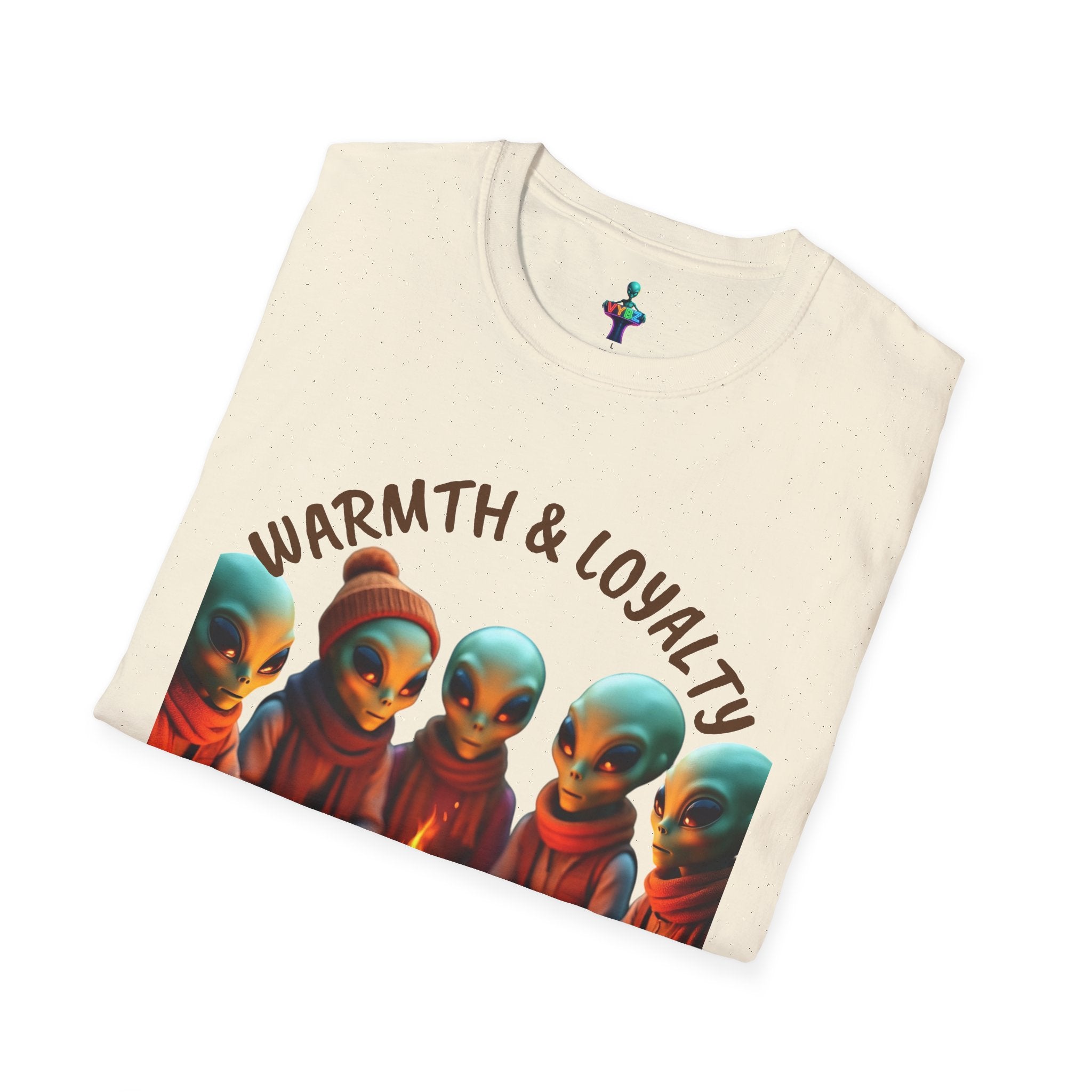 VYBZ Cozy Alien Campfire T-Shirt